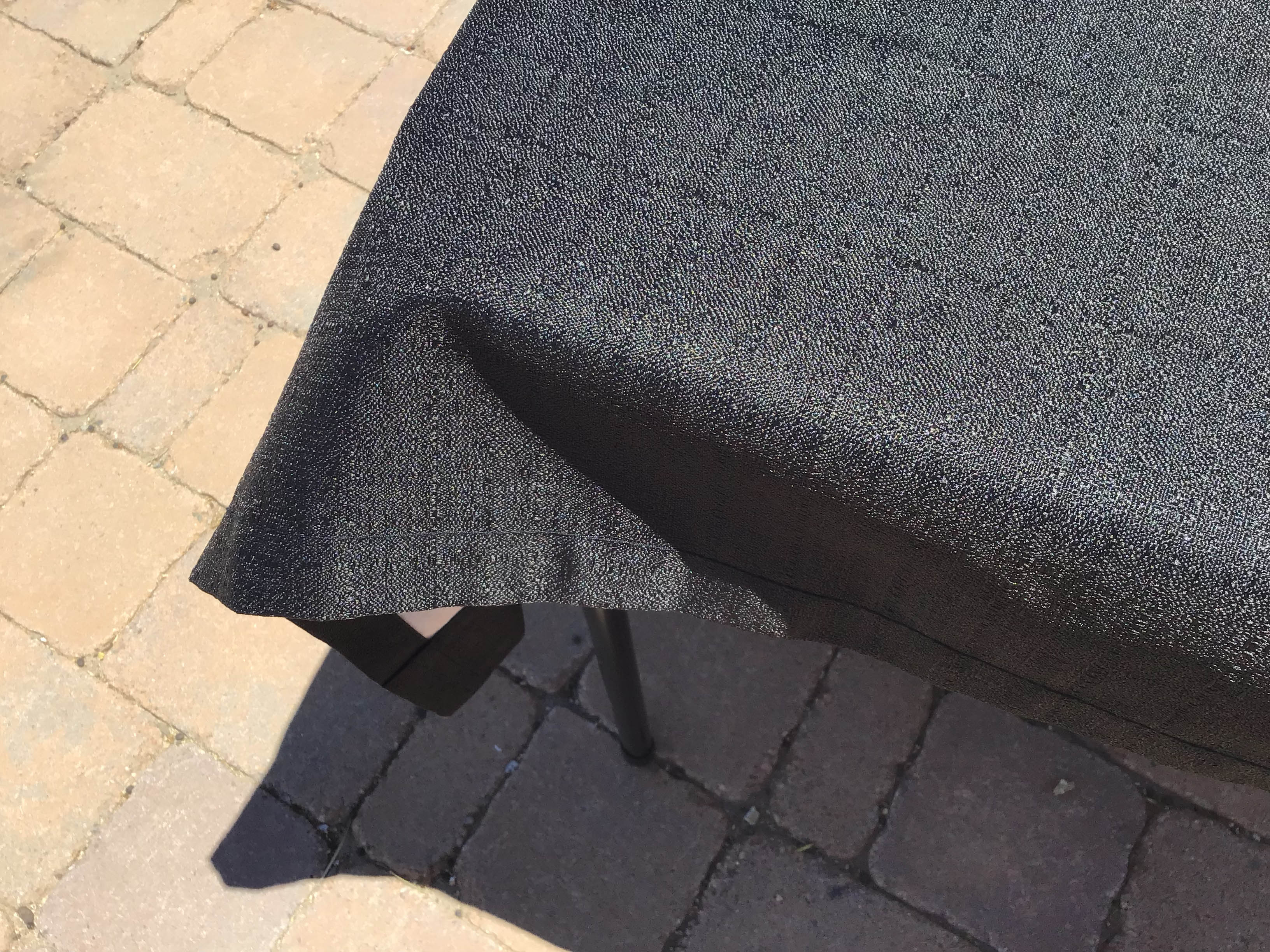 rectangle tablecloths (black) - 42 x 54