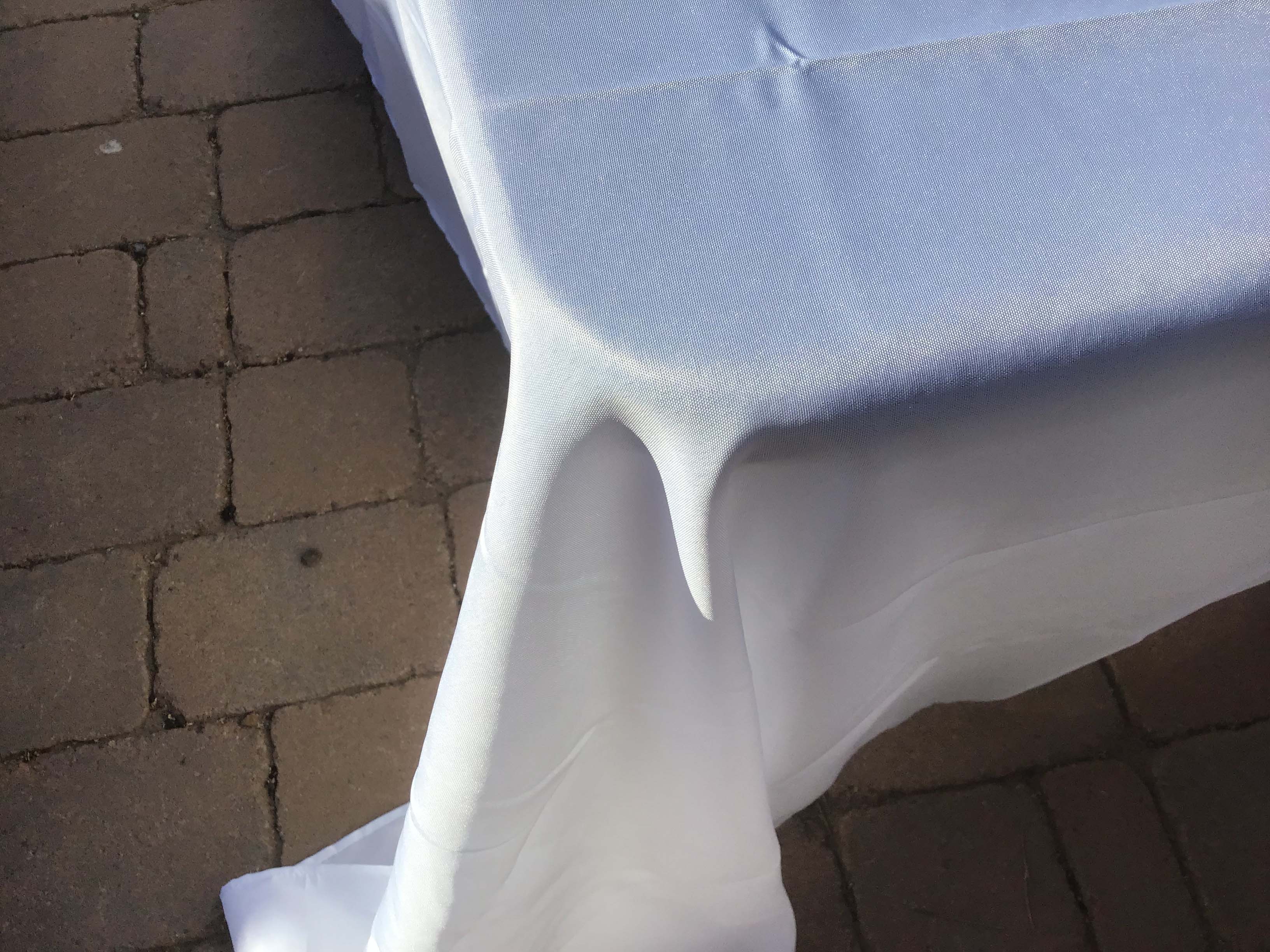 rectangle tablecloths (white) - 90 x 132