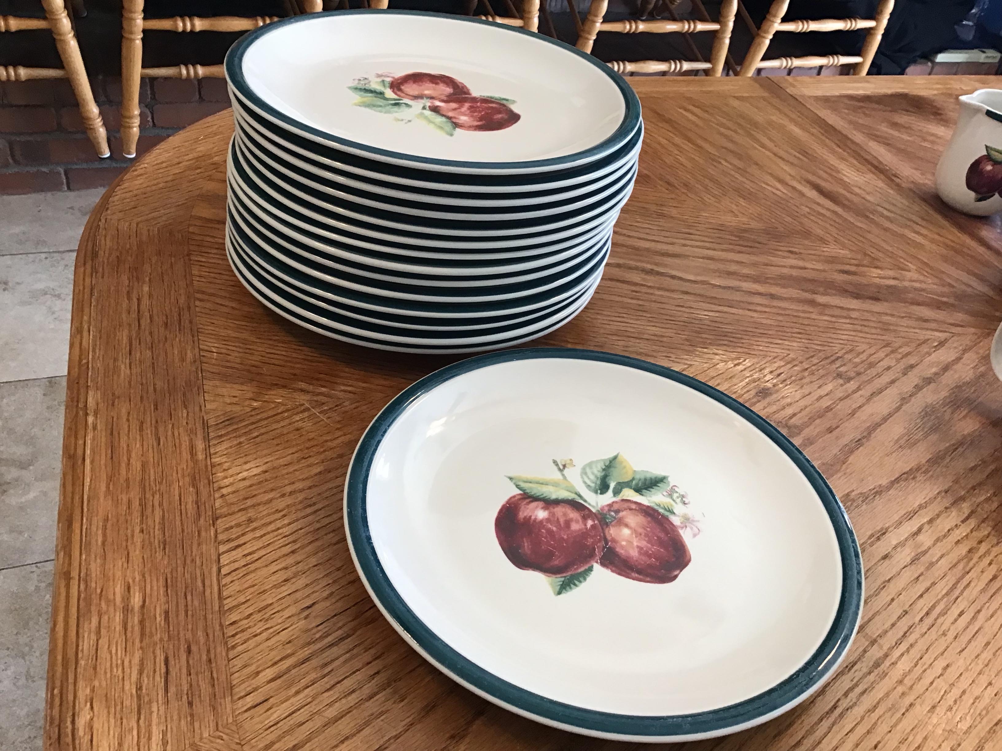 dinner plates - ceramic (Apple Casuals collection)