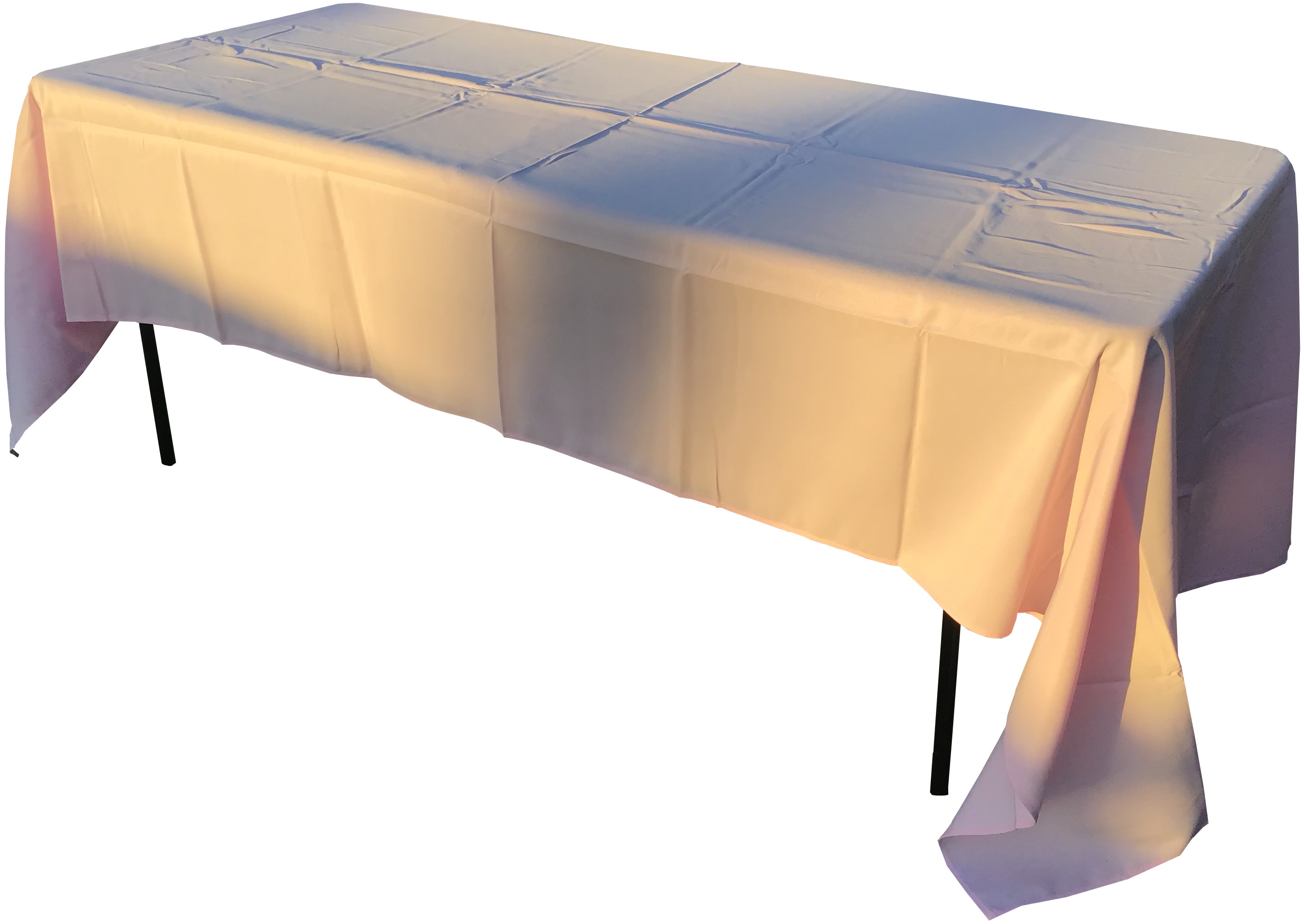 rectangle tablecloths (pastel pink) - 60 x 120