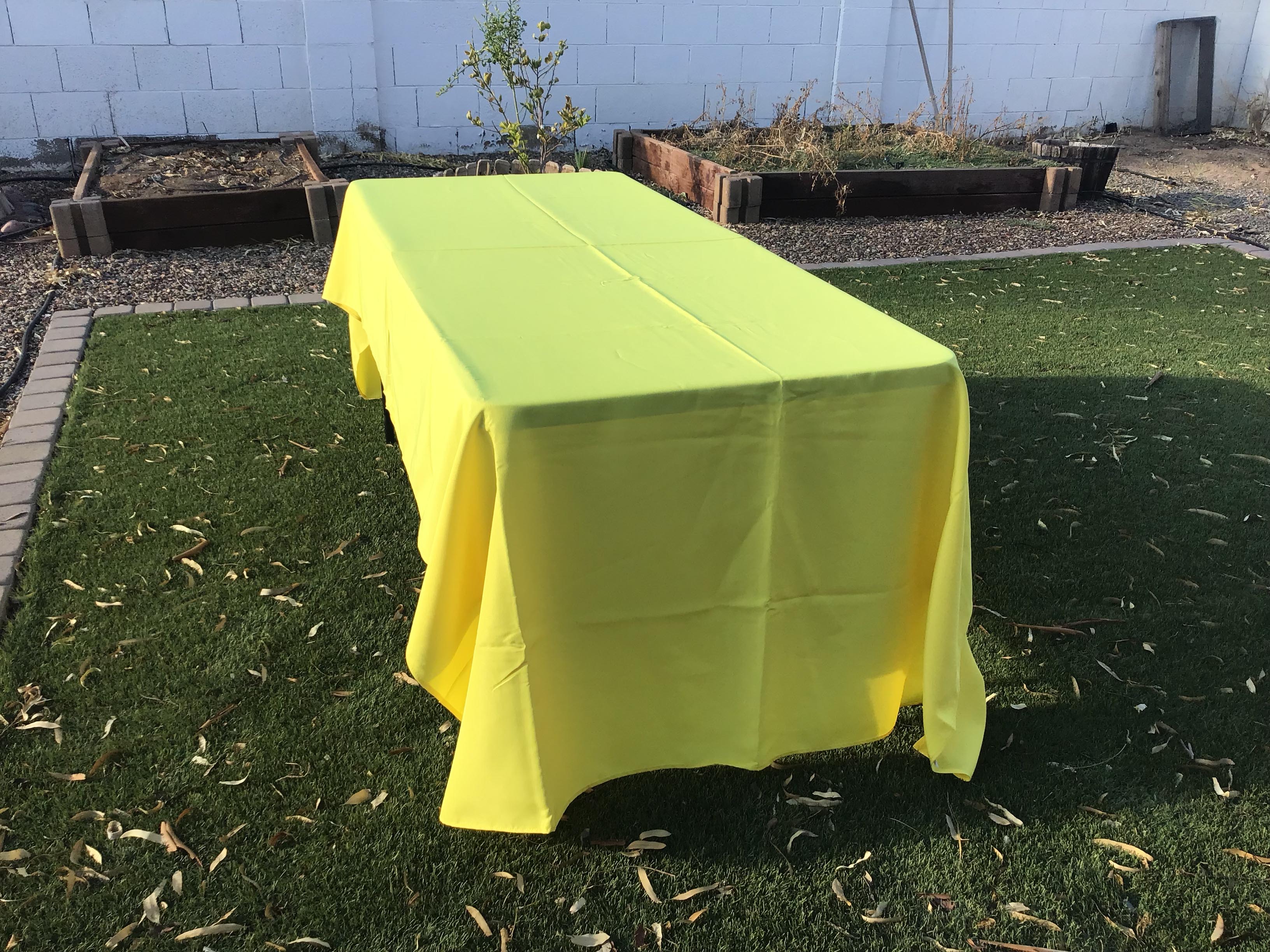 rectangle tablecloths (canary yellow) - 60 x 120