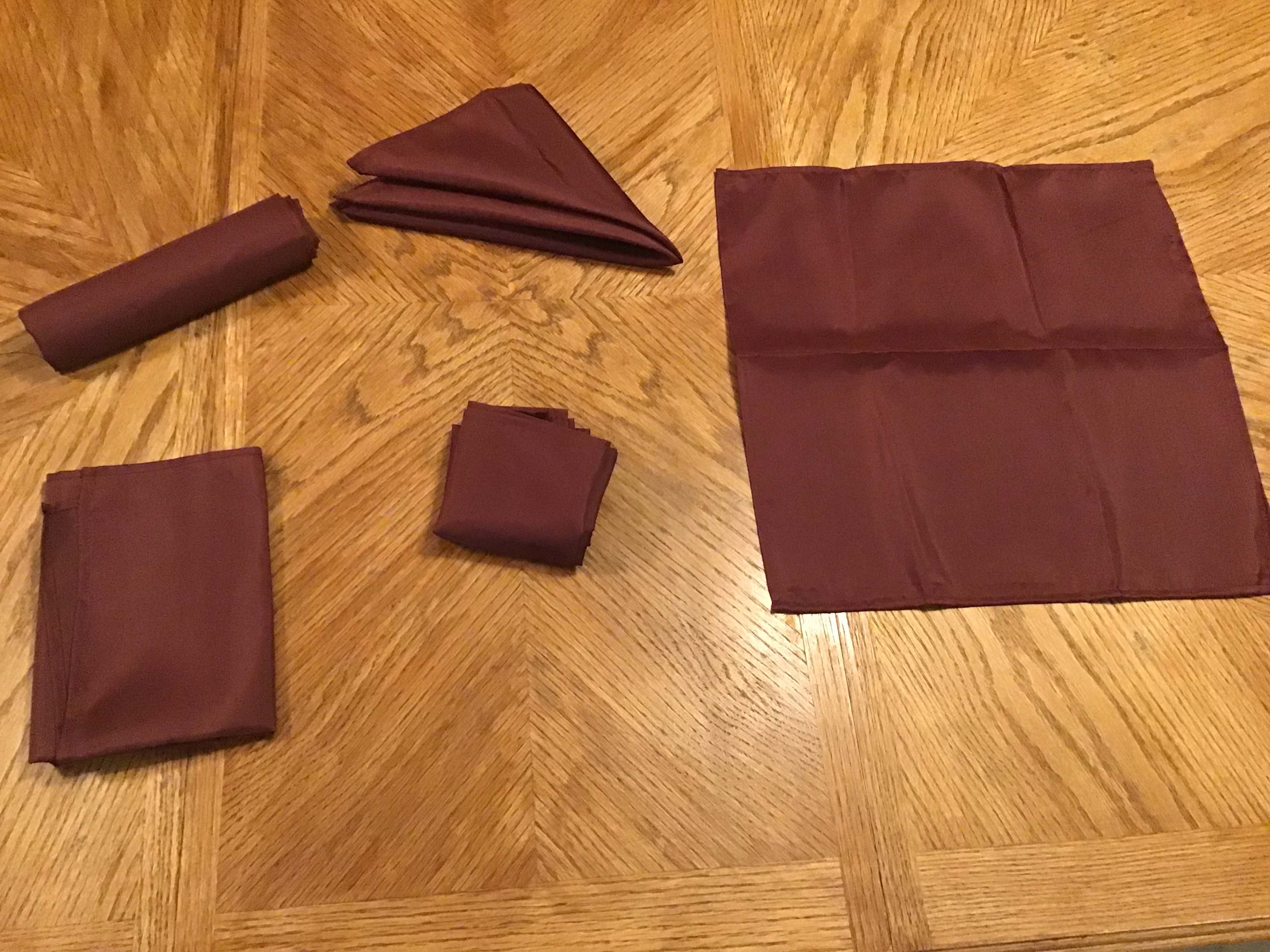 cloth dinner napkins (burgundy)