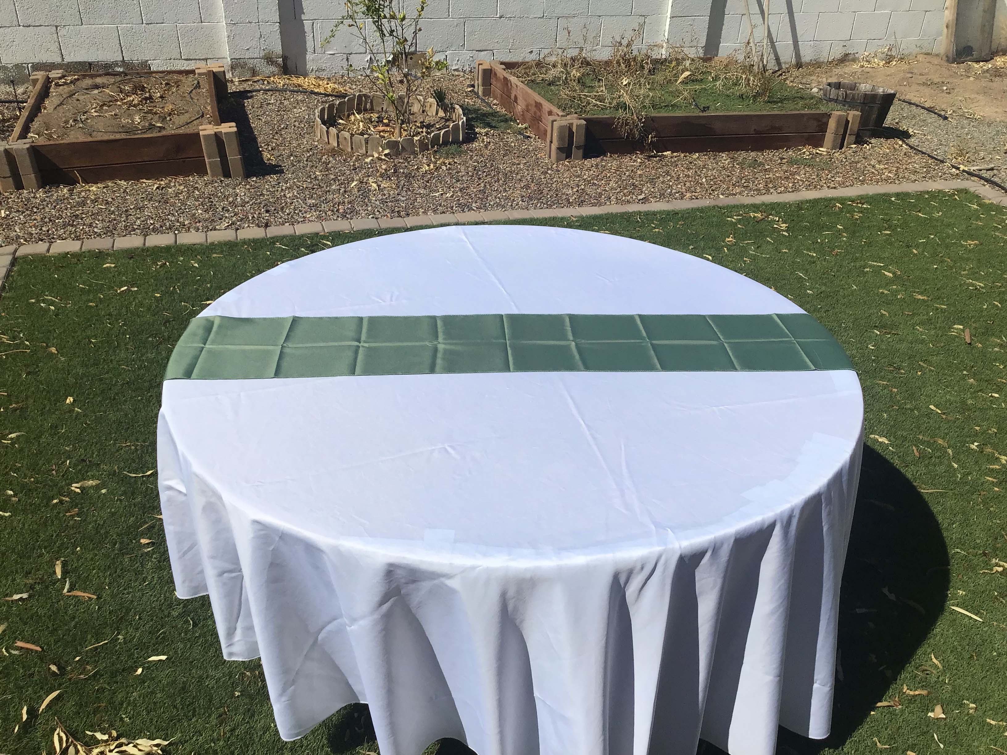 table runner (dusty sage green) - 12 x 108