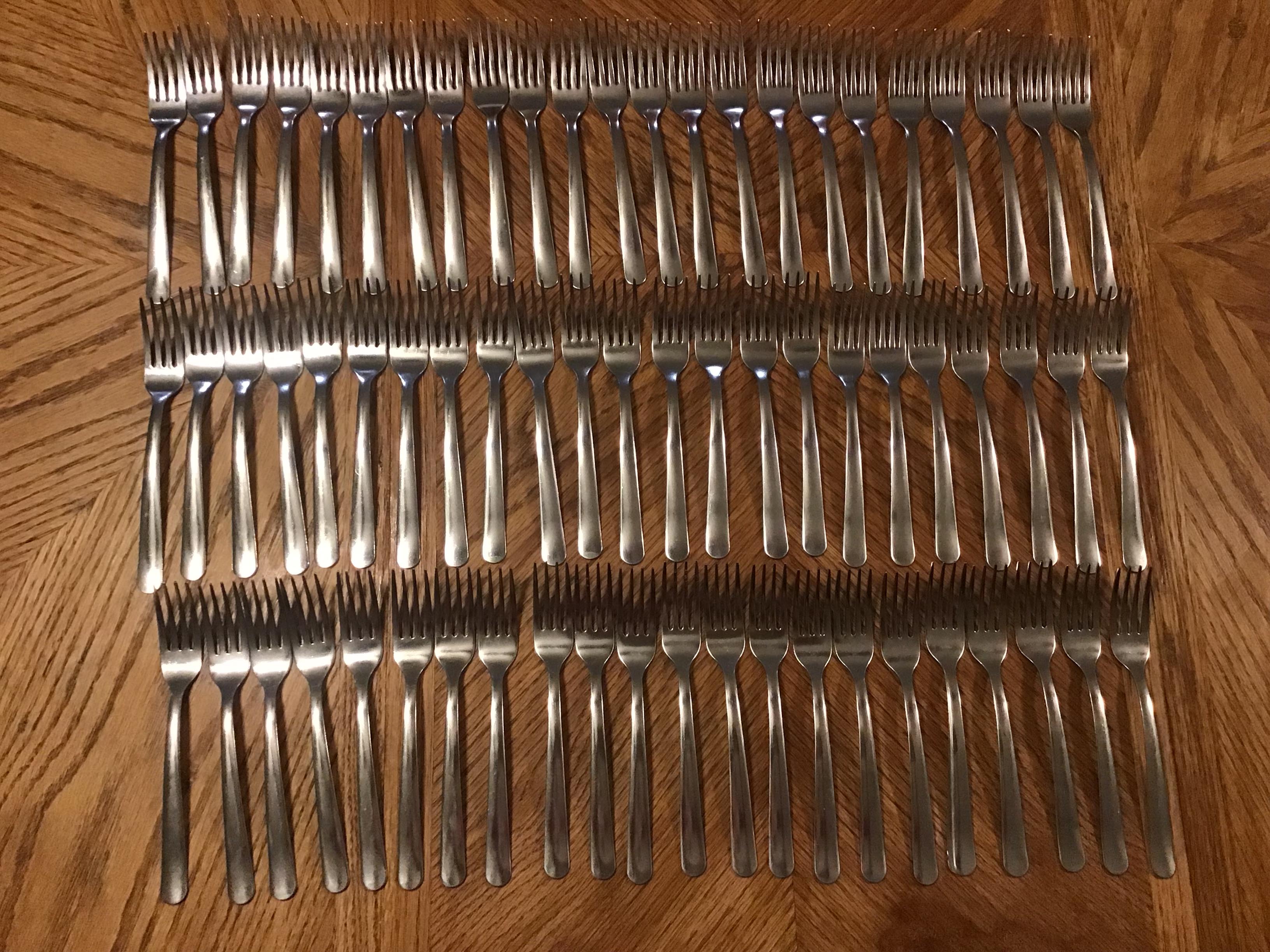 dinner forks (stainless steel, Members Mark #572)