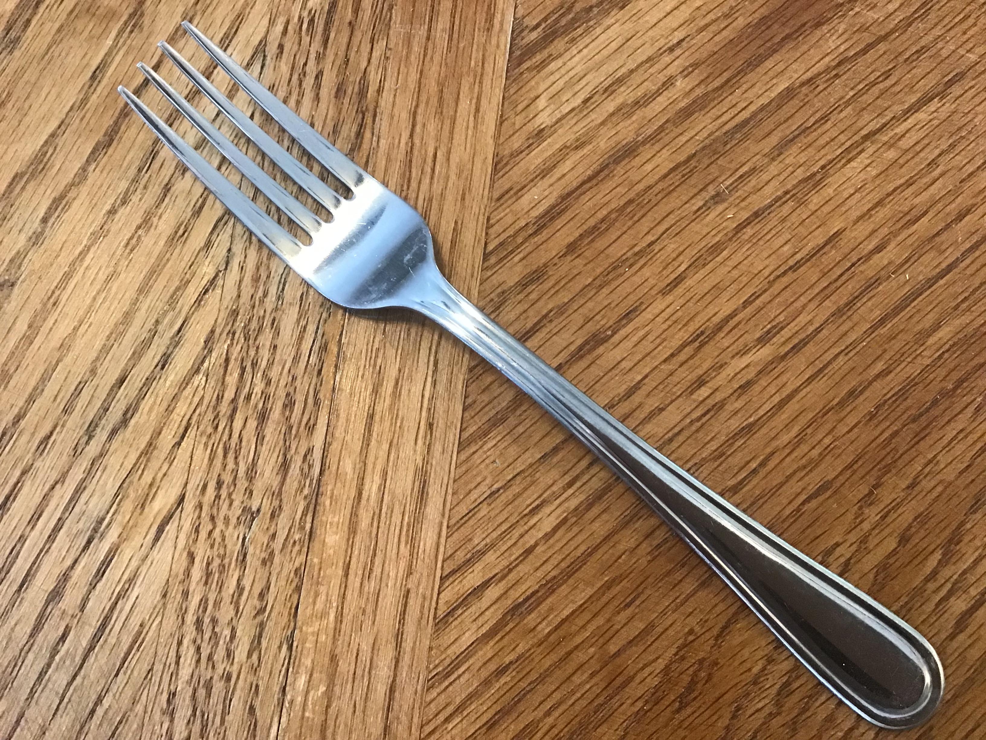 dinner forks (stainless steel, various styles)