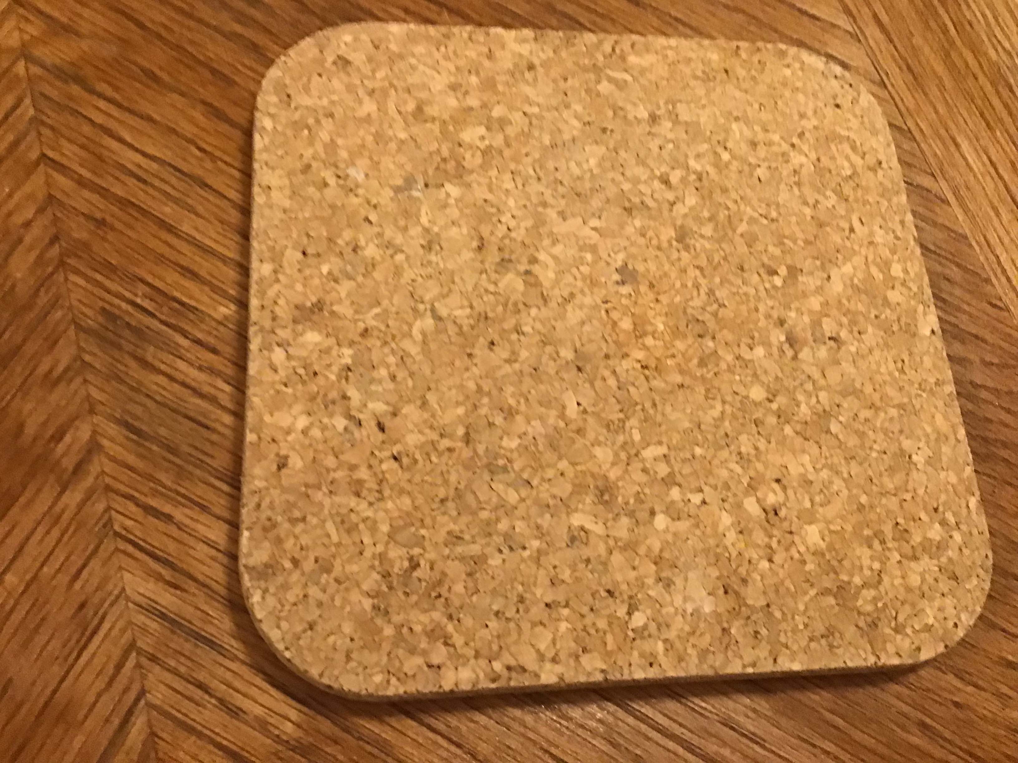 cork hot pads / pot holders (set)