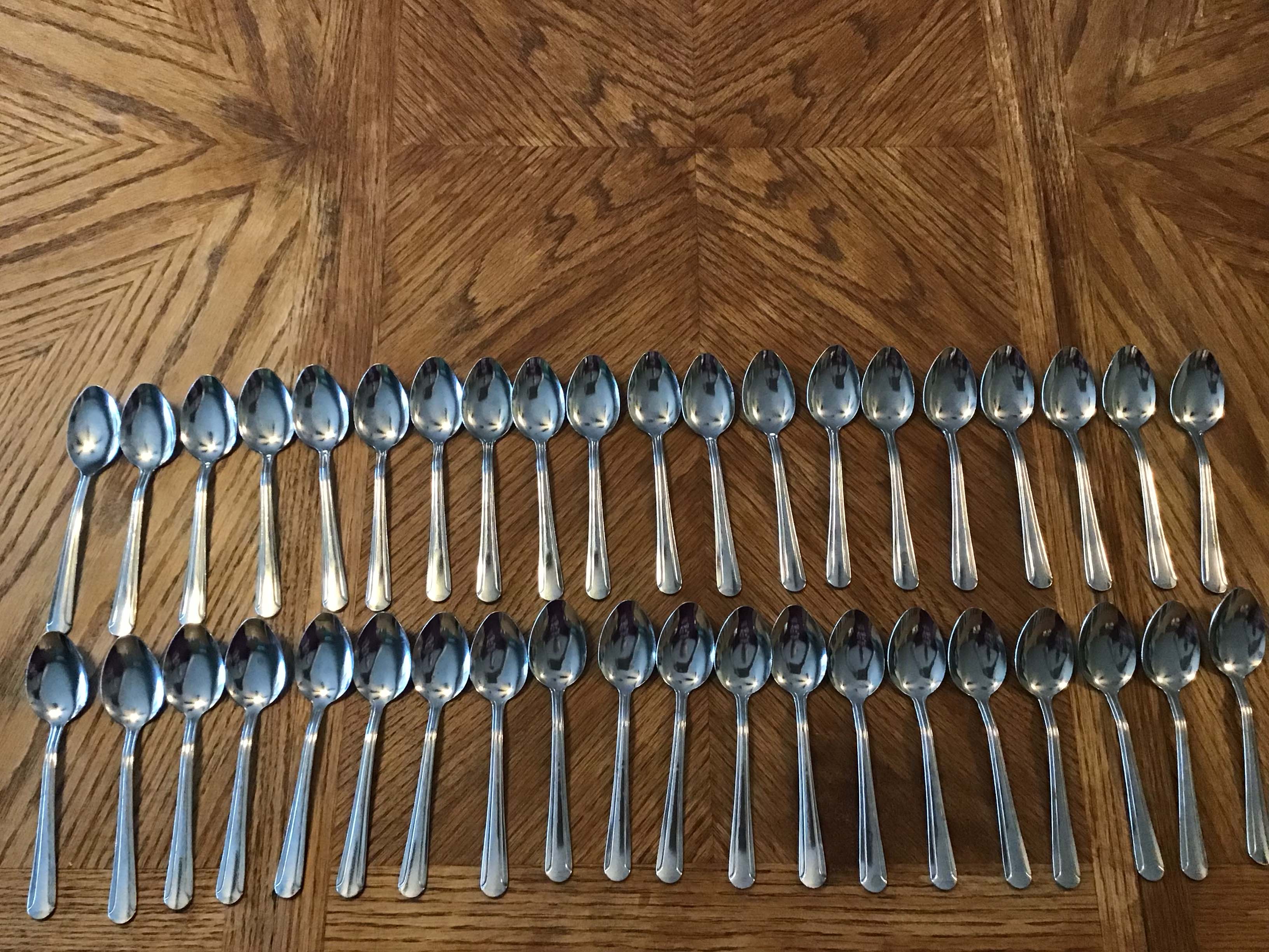 tea spoons (stainless steel, International Gourmet by Ardous)