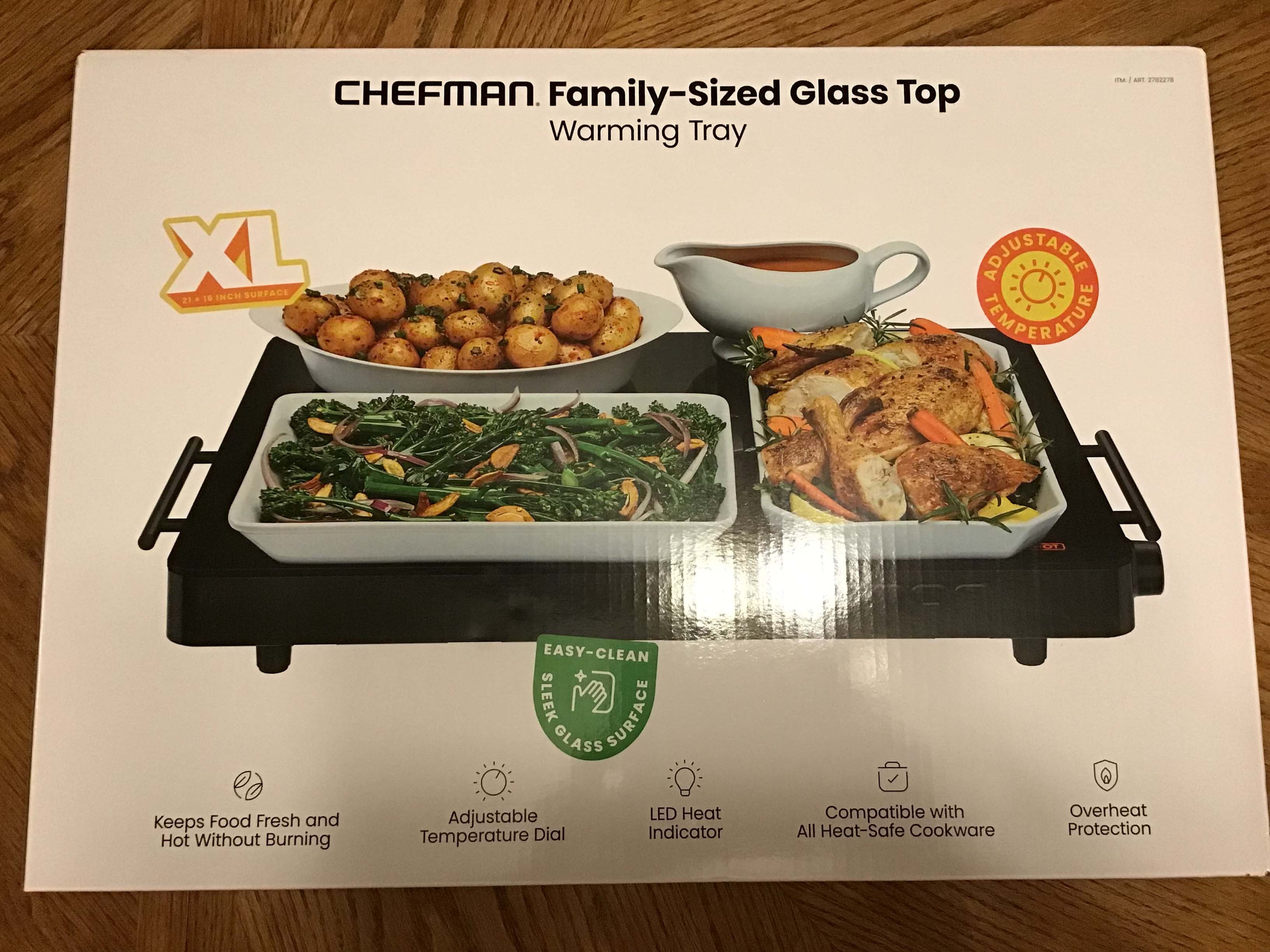 glass top warming trays