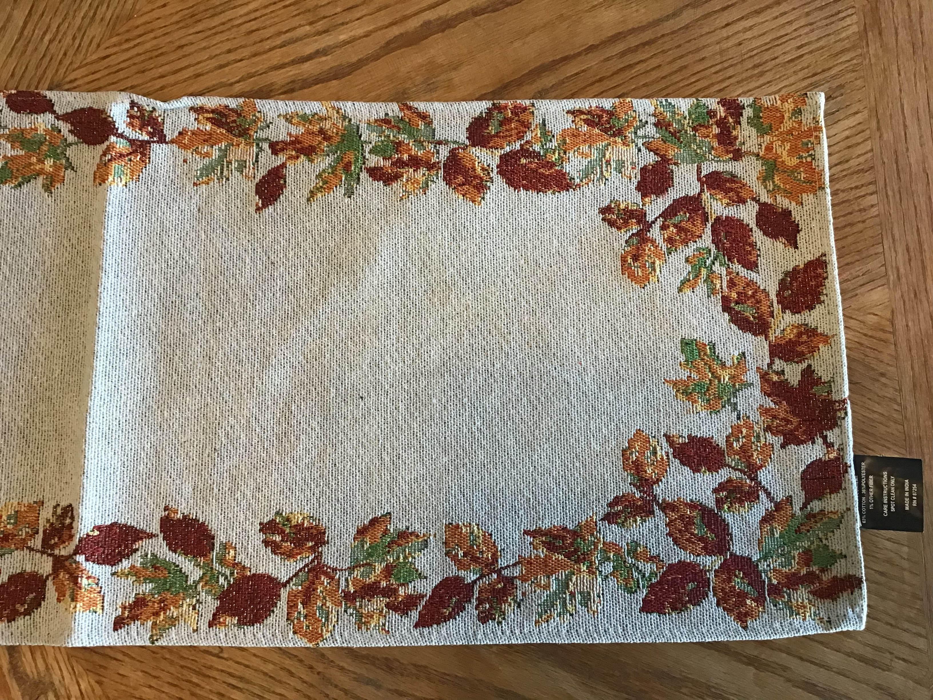 table runners (Fall/Autumn leaves) - 13 x 70