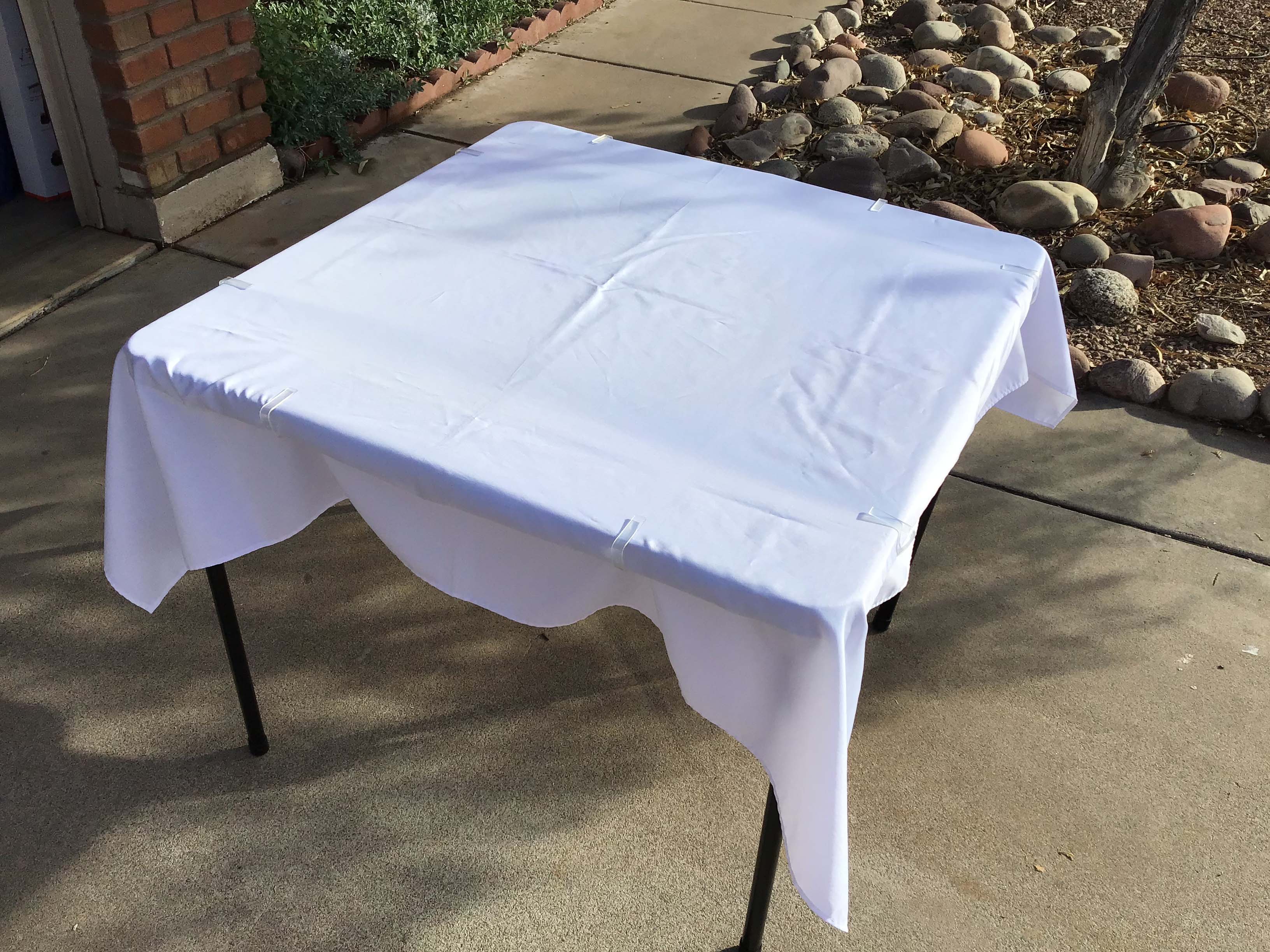 transparent plastic tablecloth clips (for up to 0.98 tables)