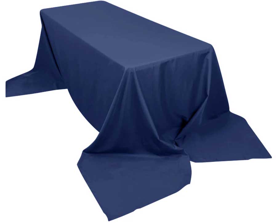 rectangle tablecloths (navy blue) - 90 x 156