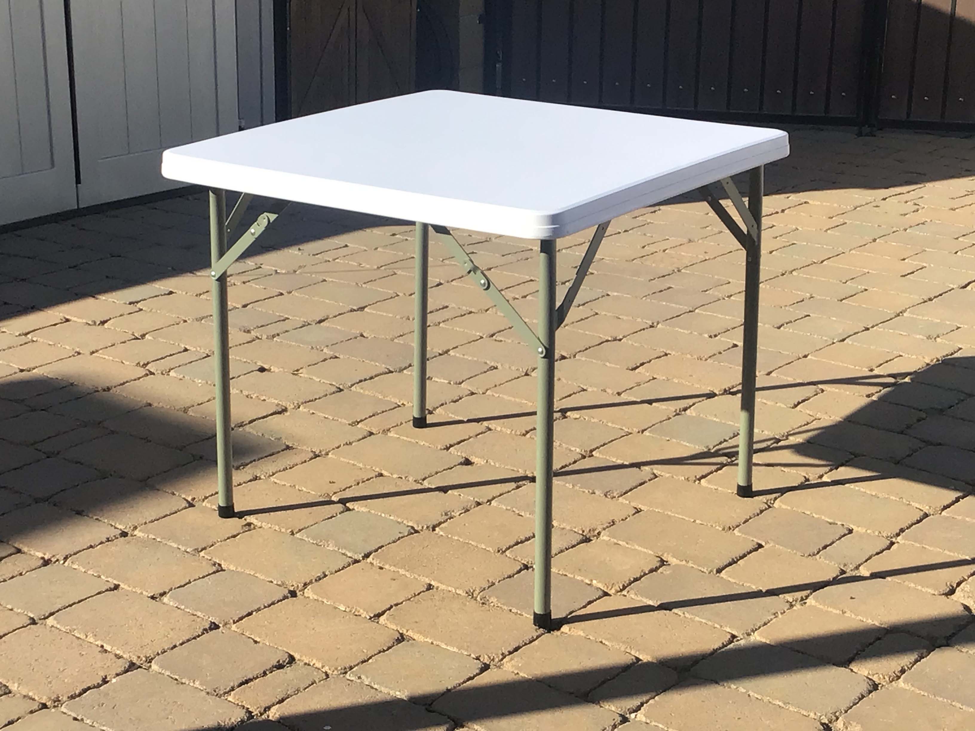 34 inch square table