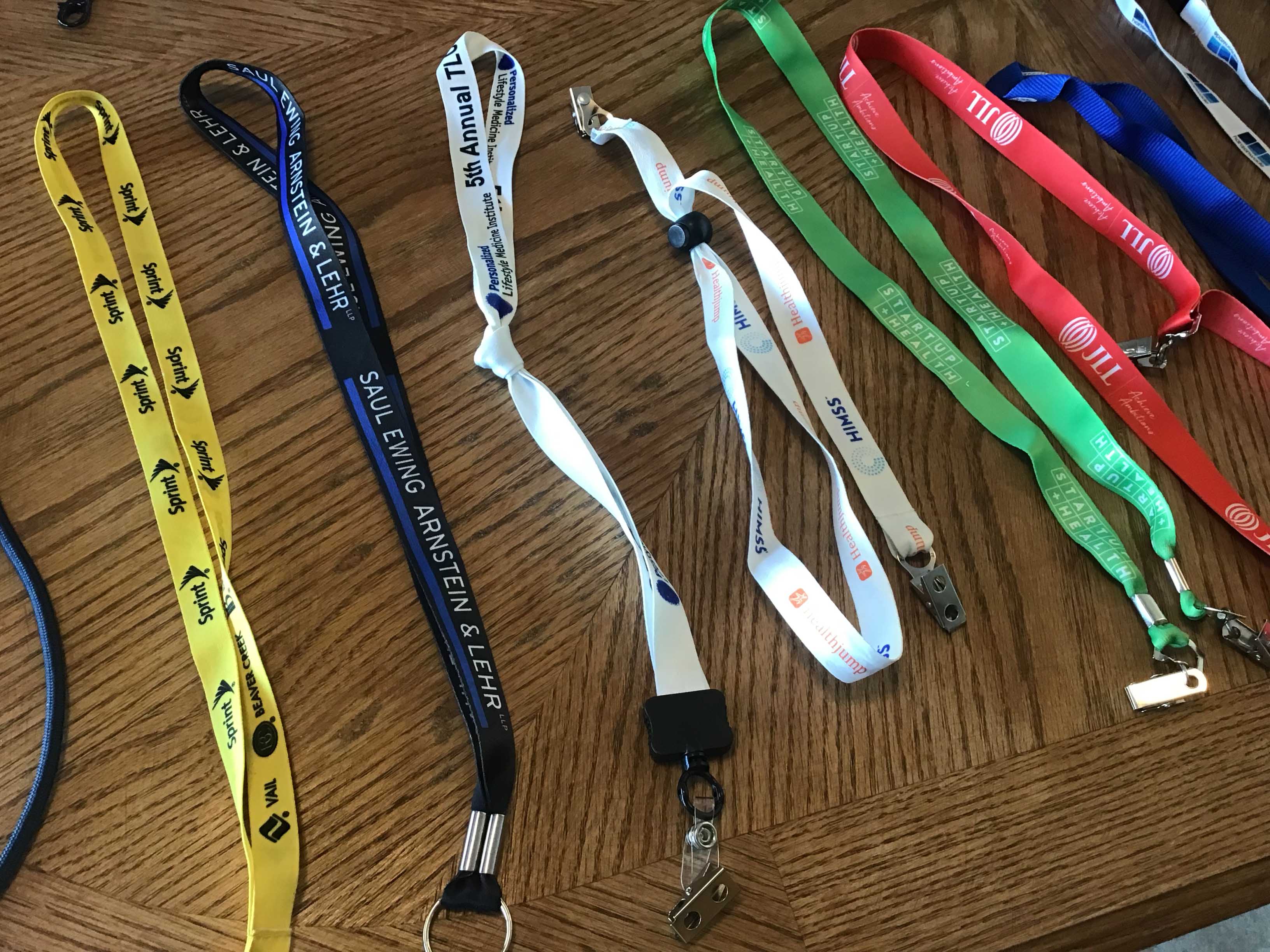 lanyards (more than 40)