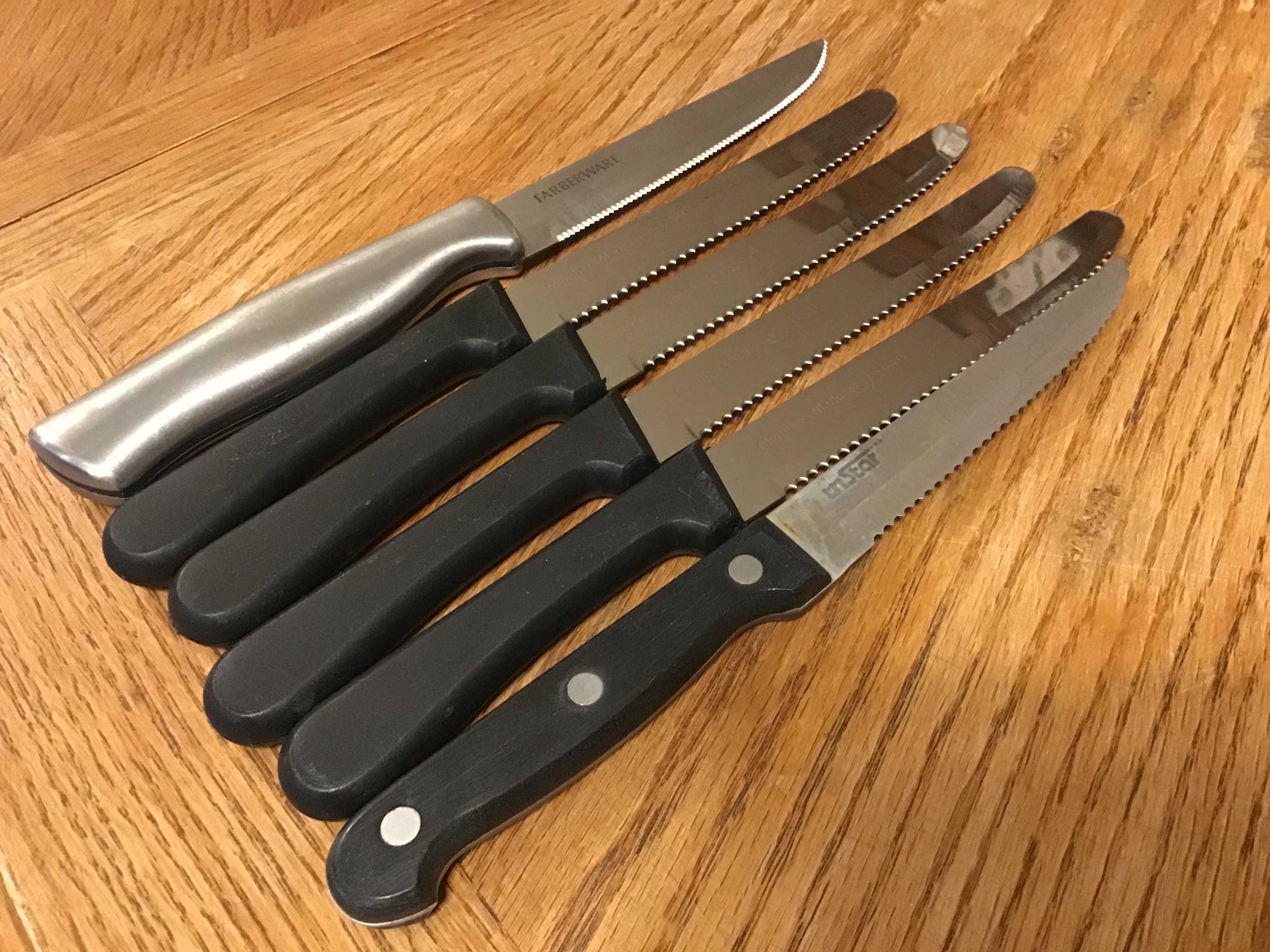 steak knives (premium, various)