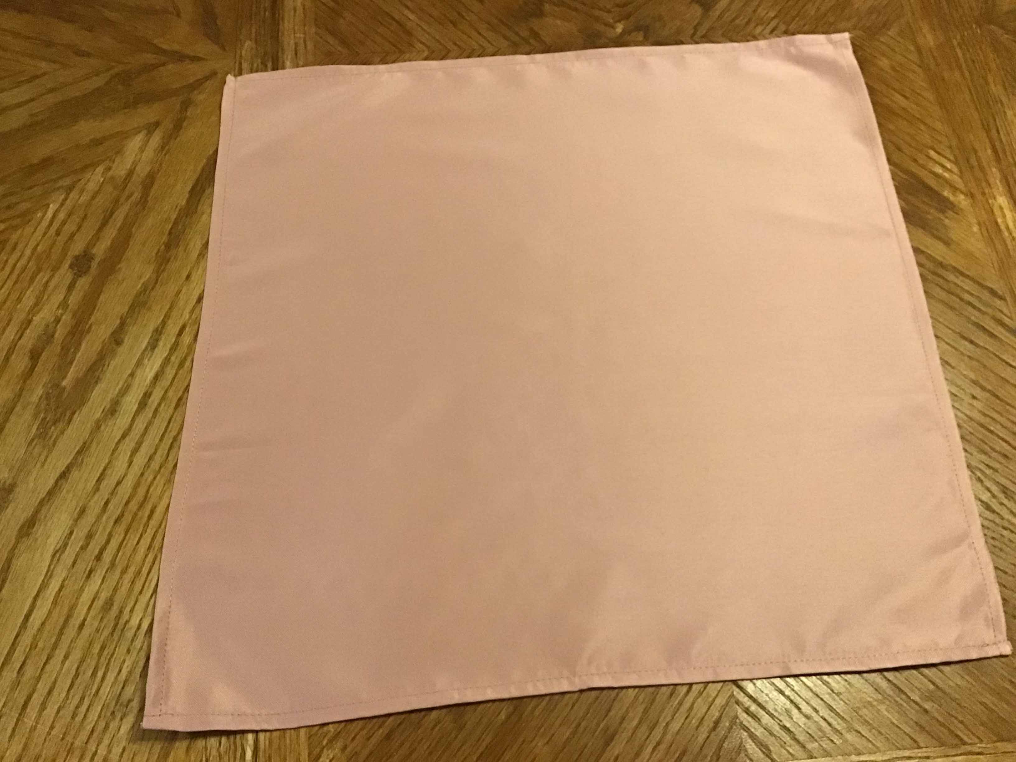 cloth dinner napkins (dusty rose) - 17 x 17