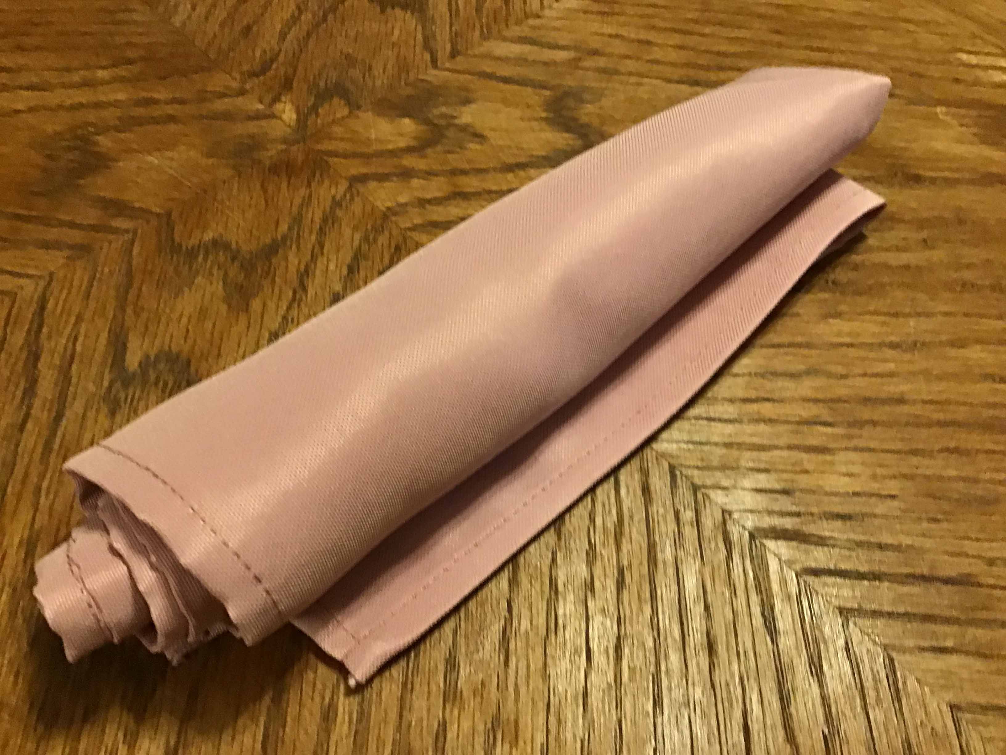 cloth dinner napkins (dusty rose) - 17 x 17