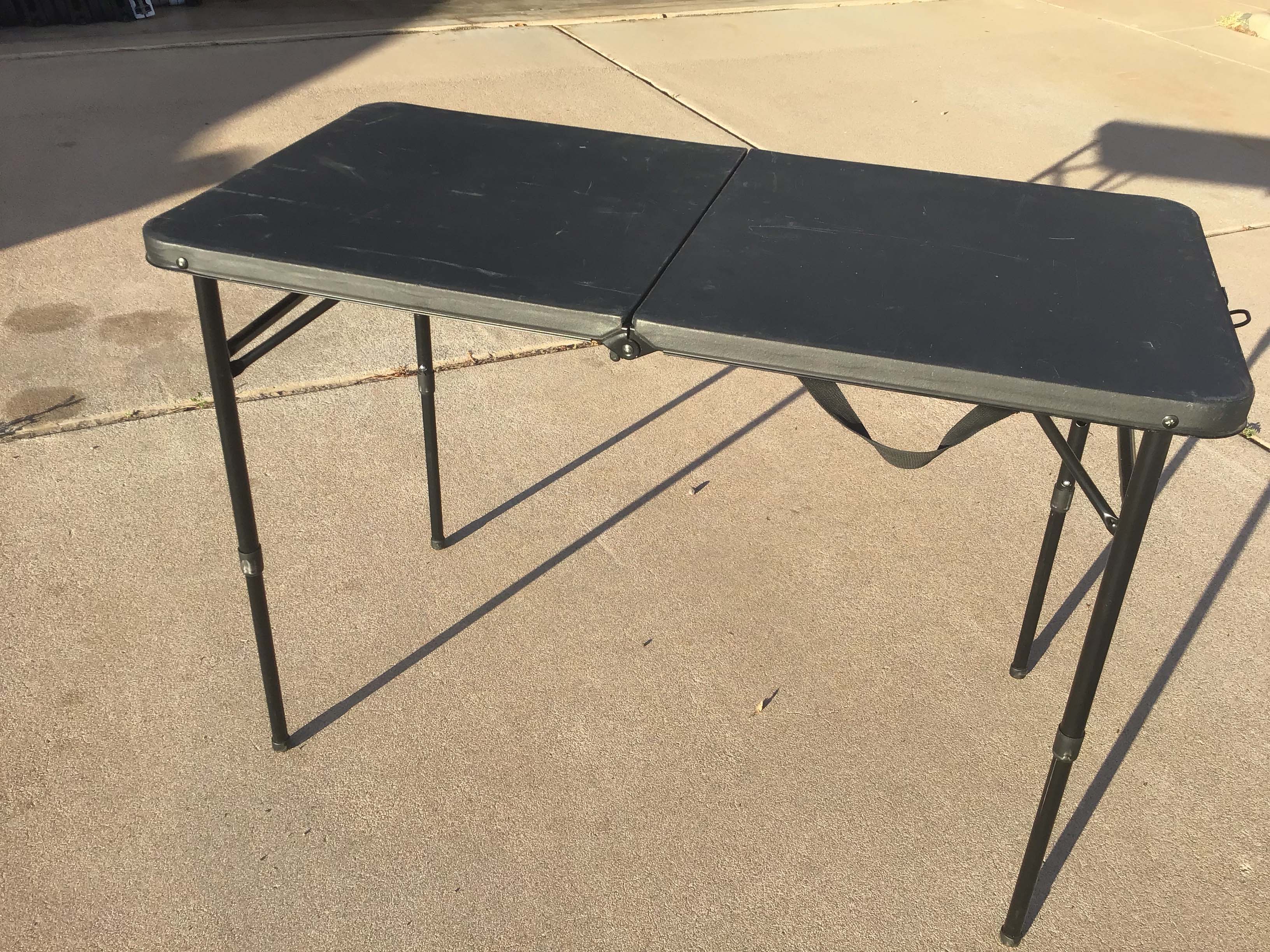 40 inch rectangle tables (adjustable height)