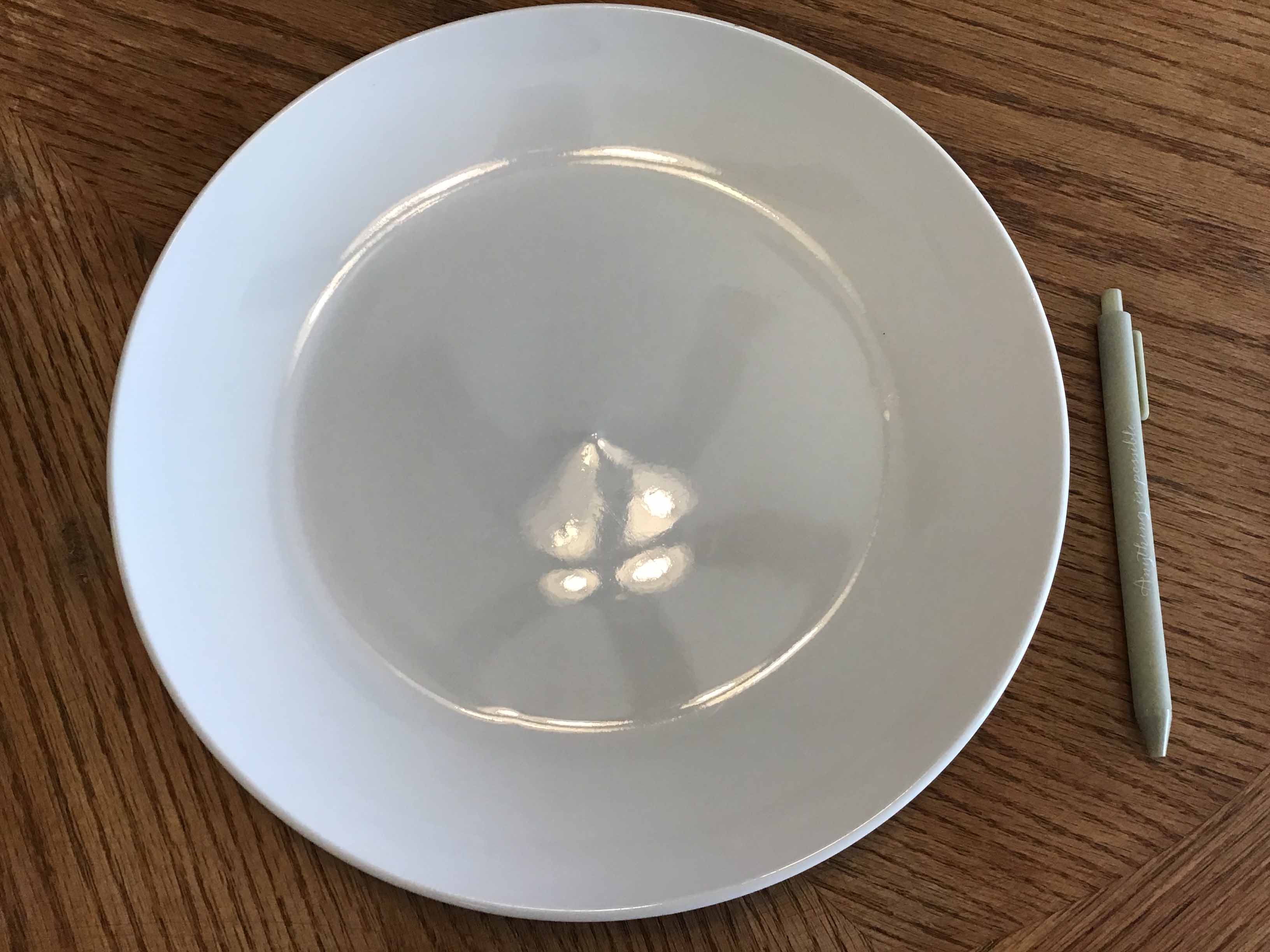 serving platter / large dinner plate (white, Royal Norfolk)