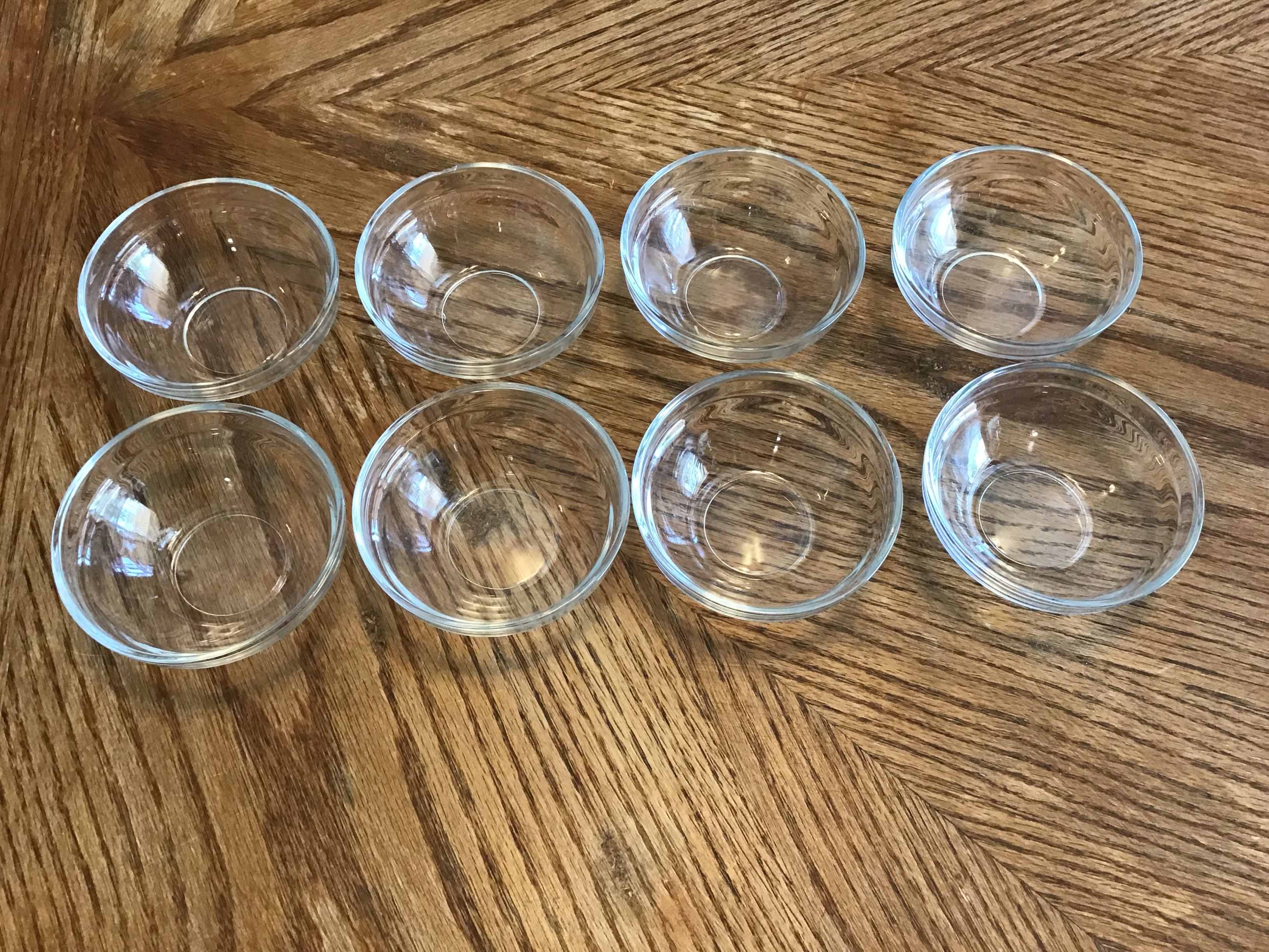 small glass bowls