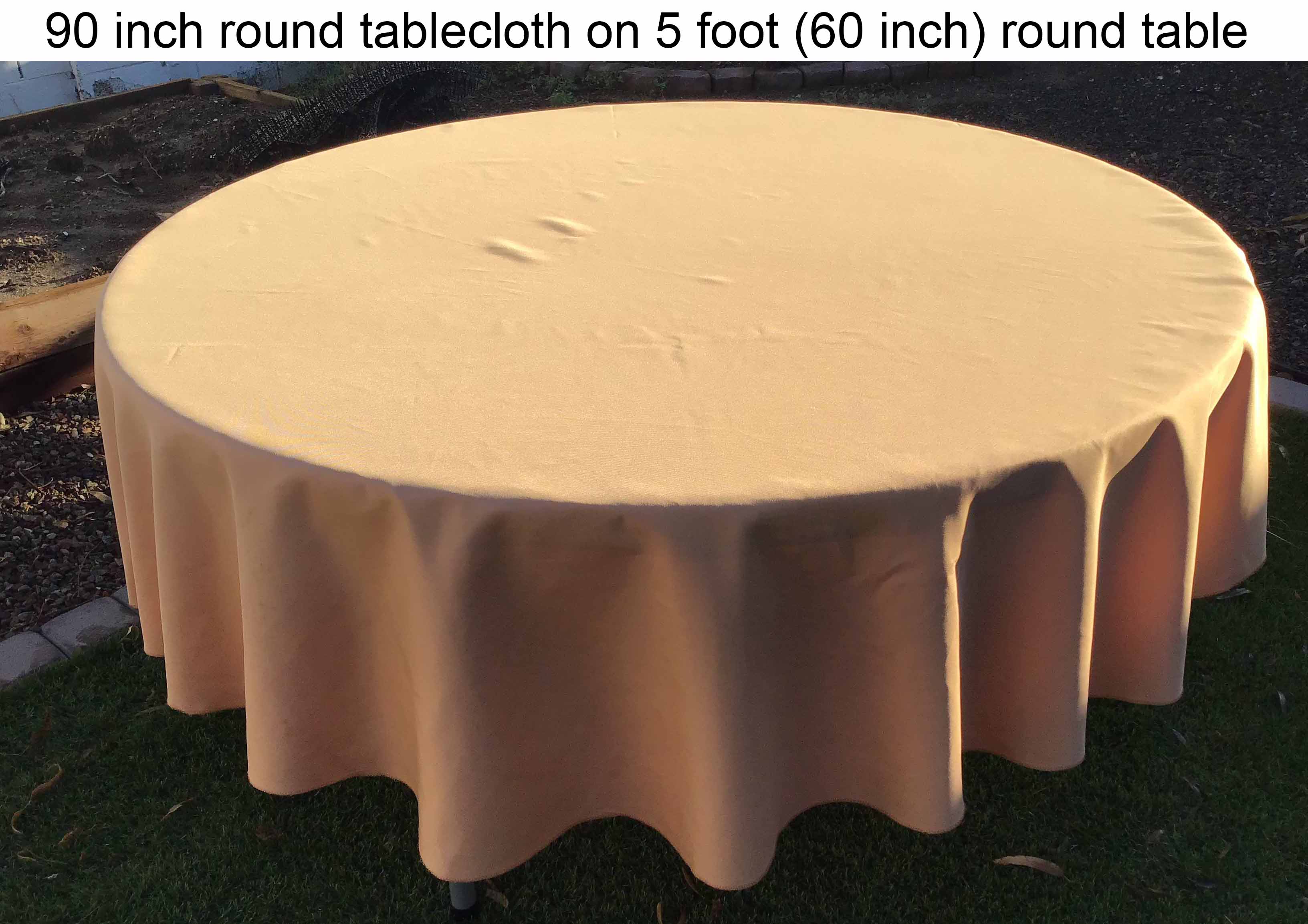 5 foot round tables