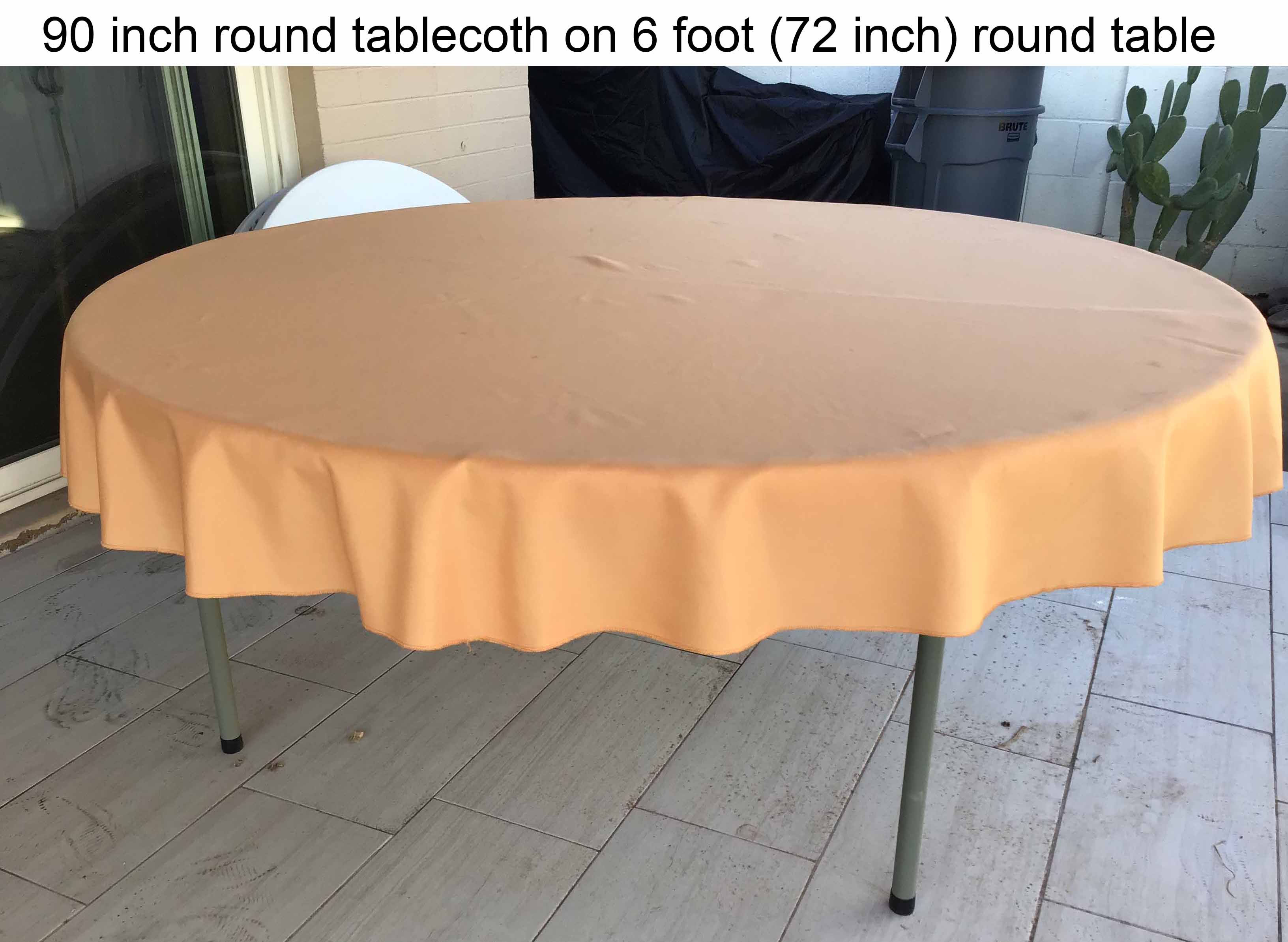 6 foot round tables