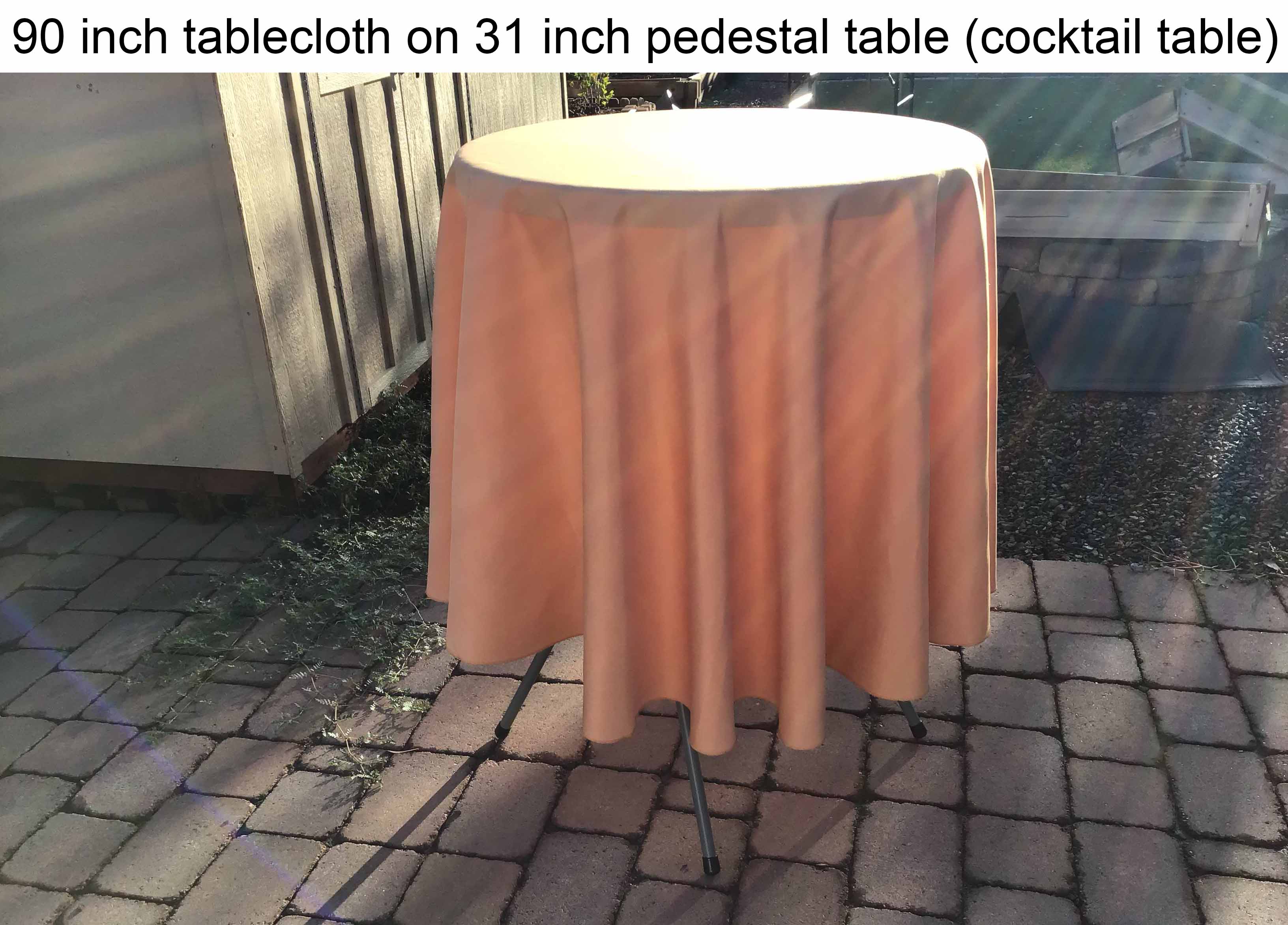 31 inch round pedestal tables