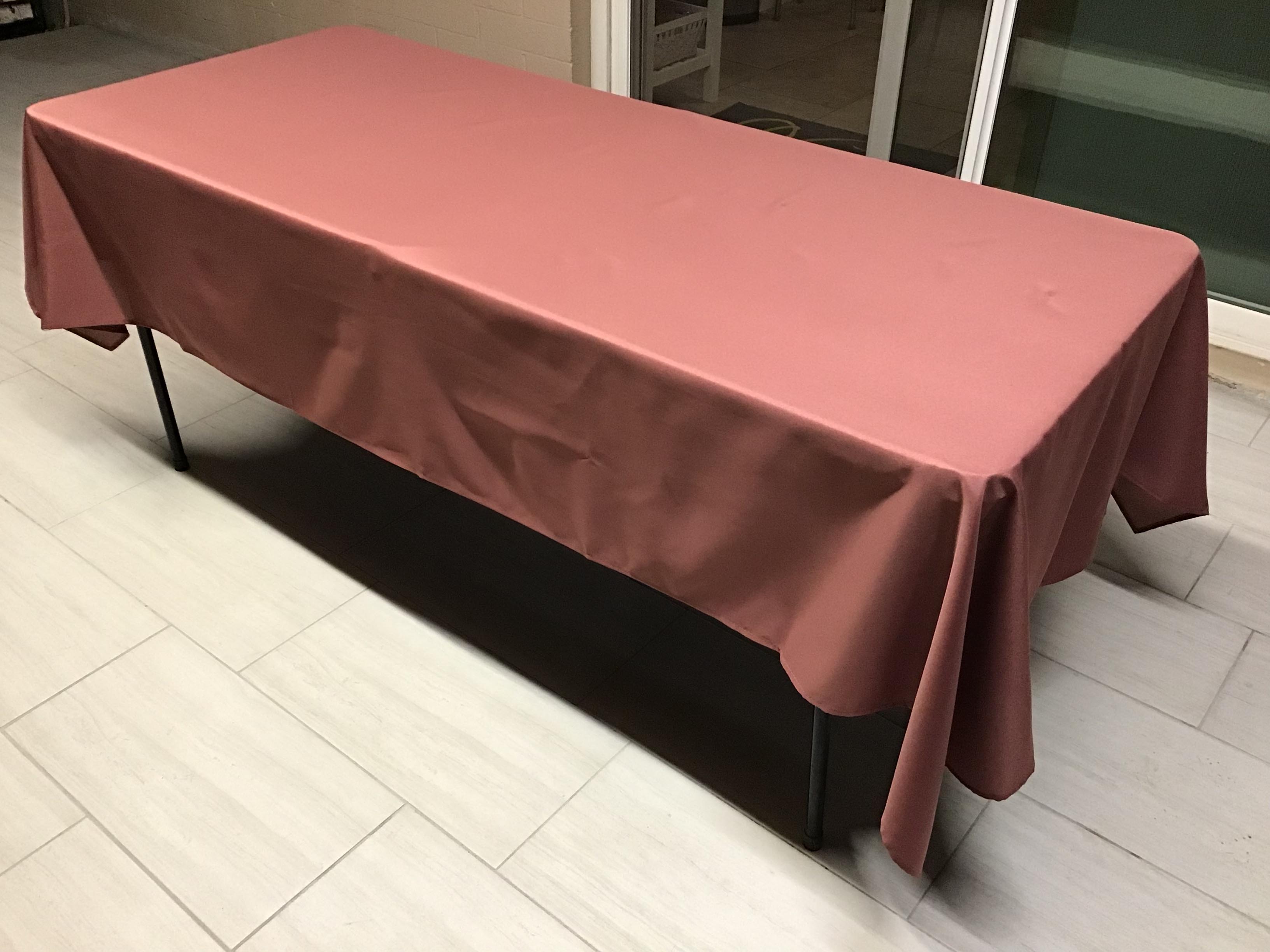 rectangle tablecloths (cinnamon rose) - 60 x 102