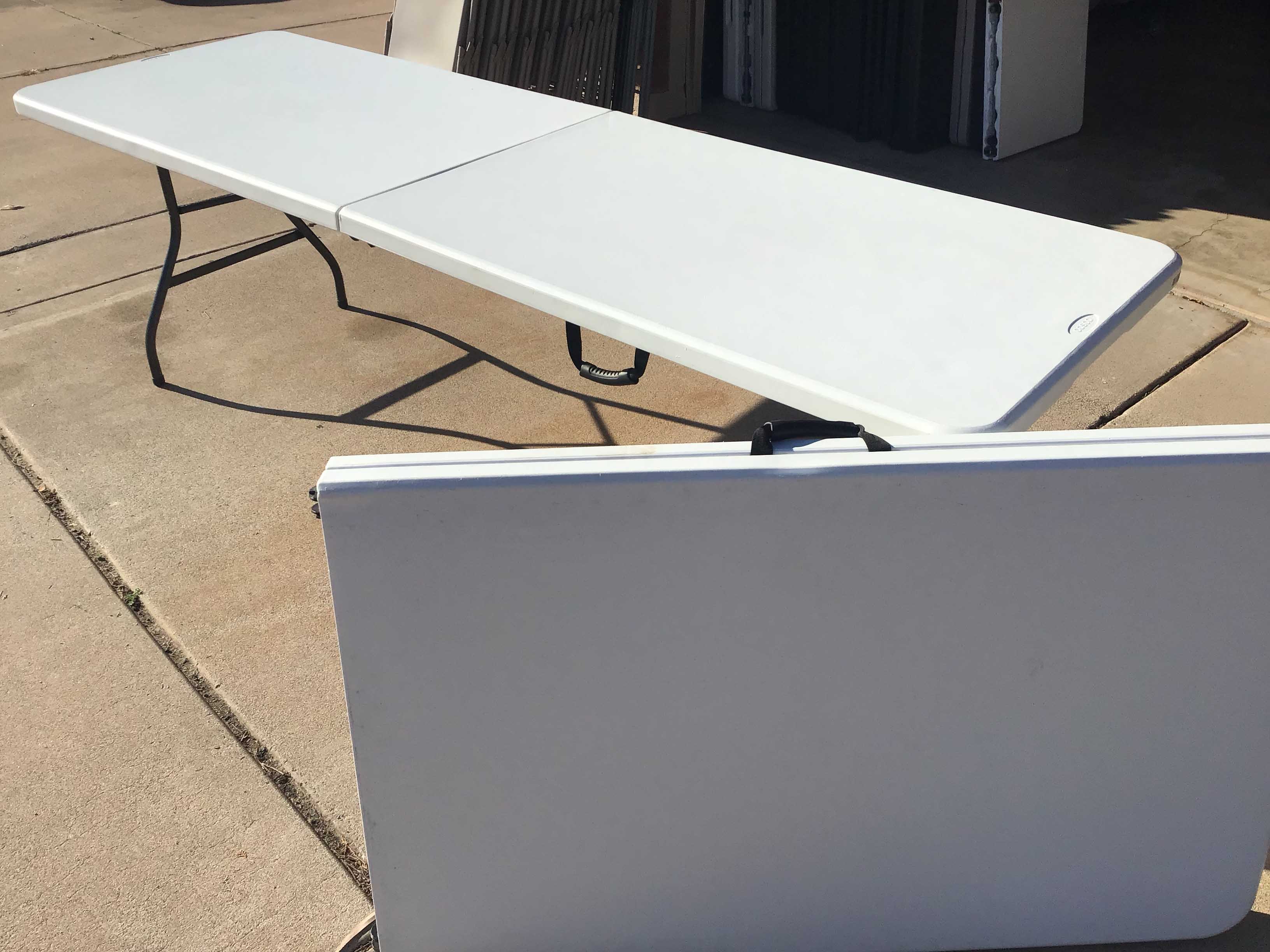 8 foot rectangle tables