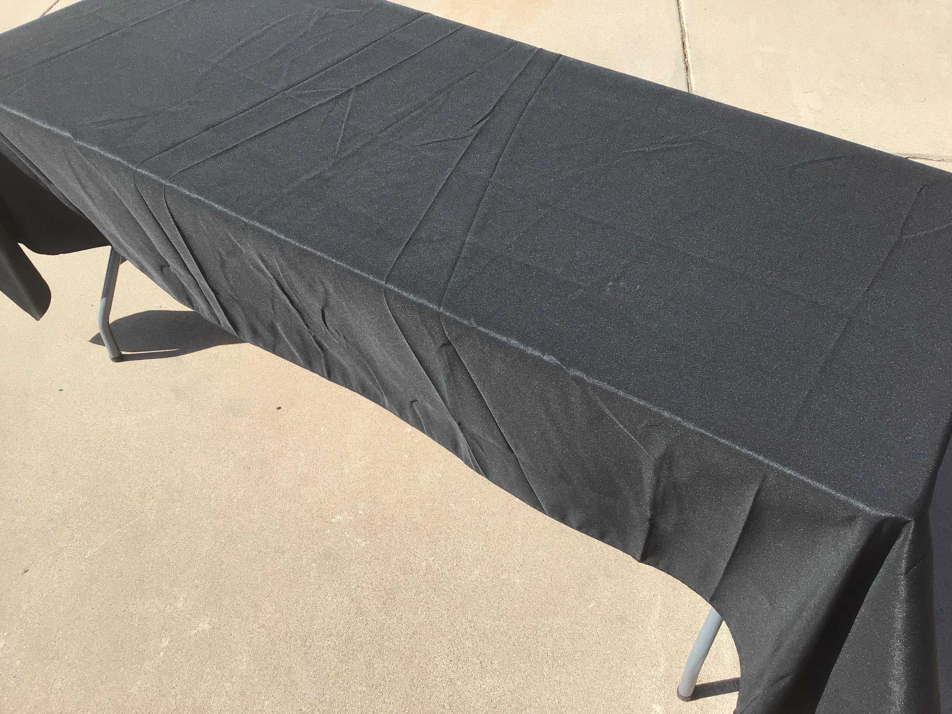 rectangle tablecloths (black) - 60 x 102