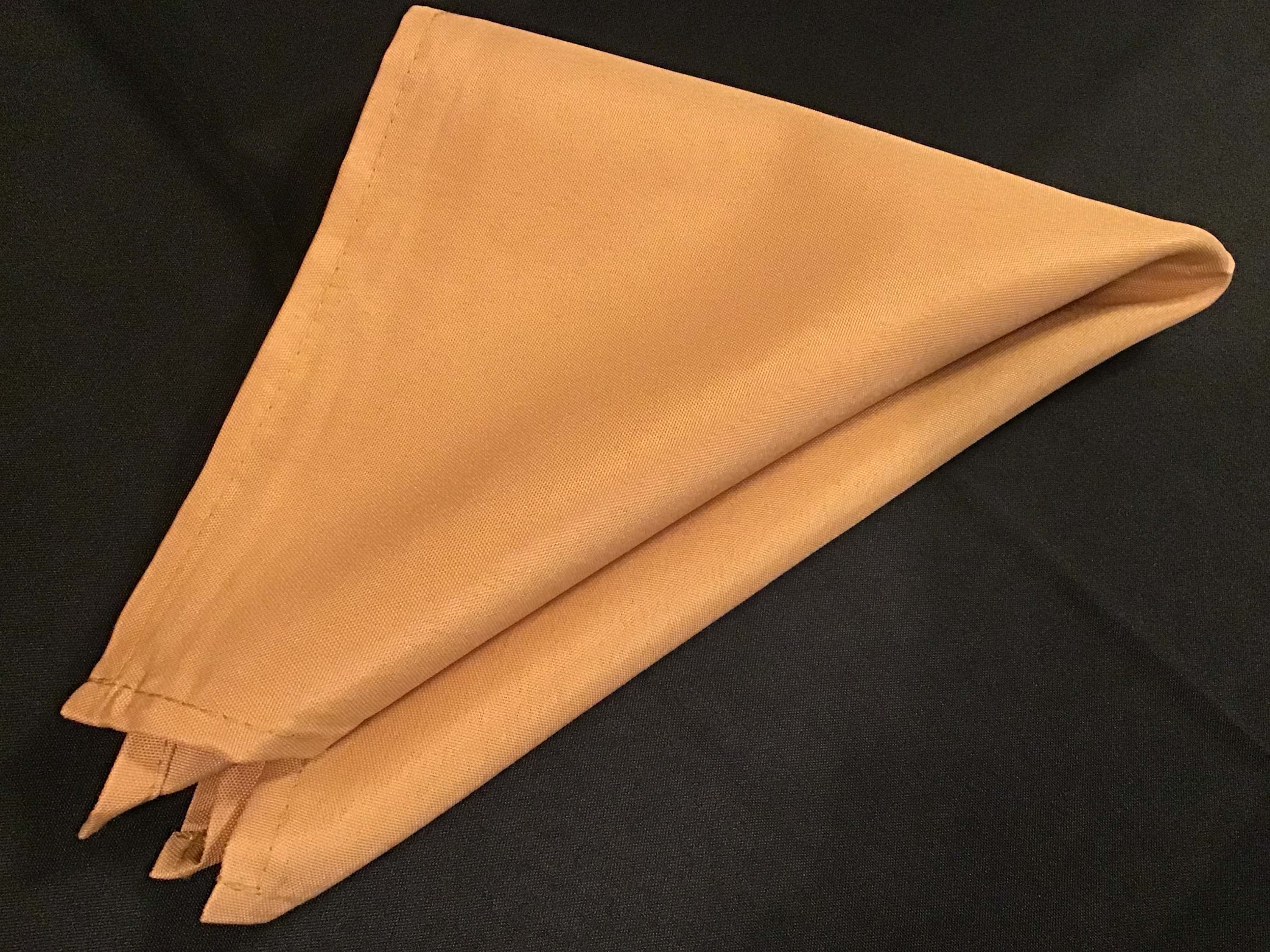 cloth dinner napkins (gold)