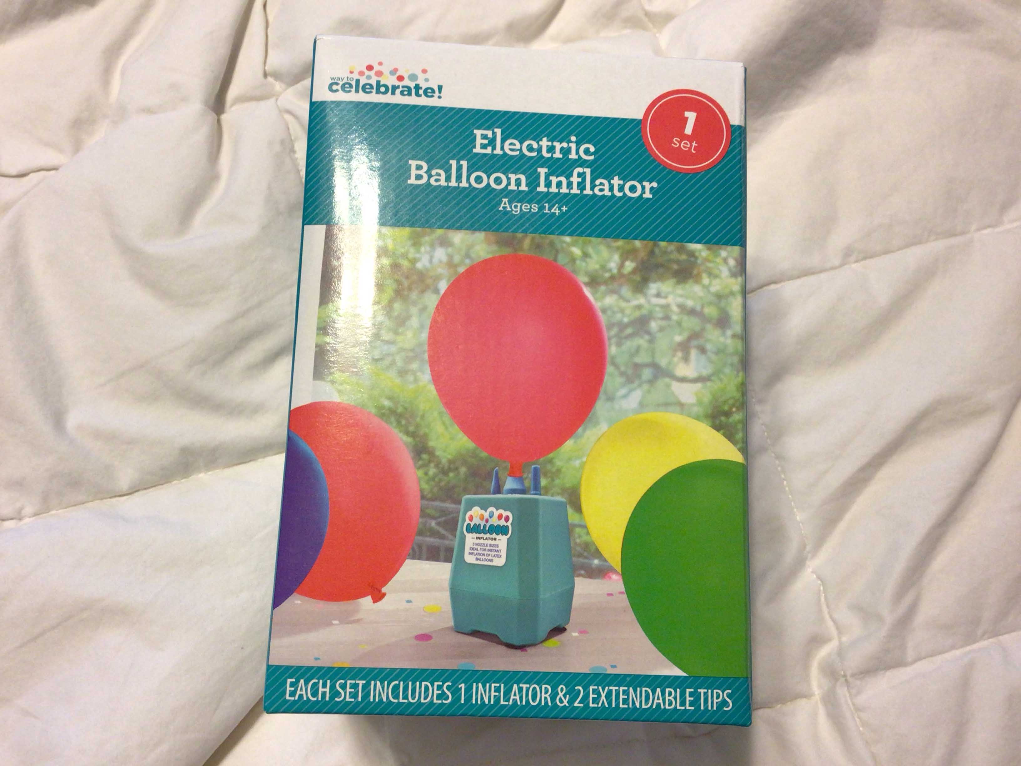 electric balloon inflator