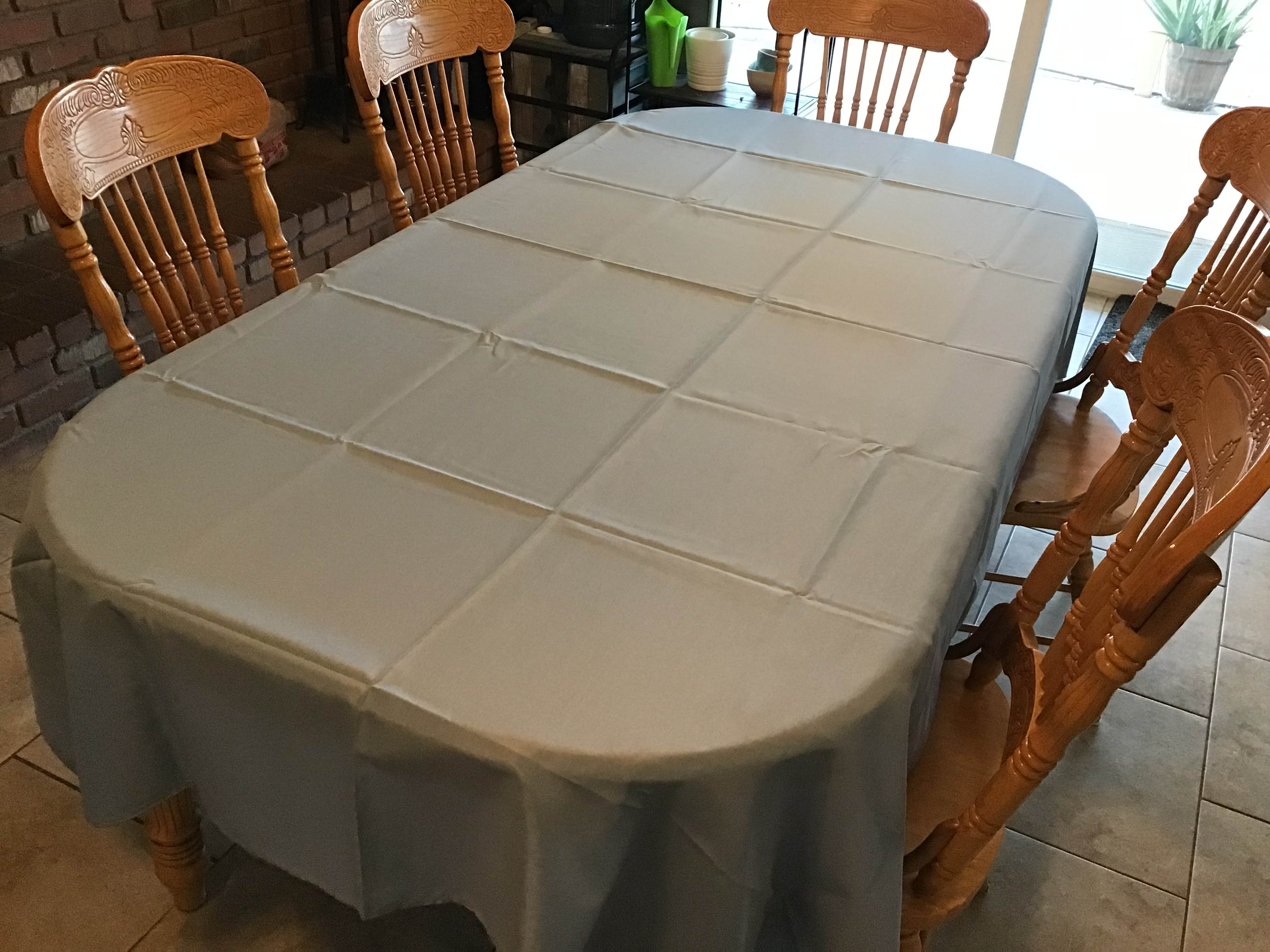 rectangle tablecloths (dusty blue) - 60 x 102