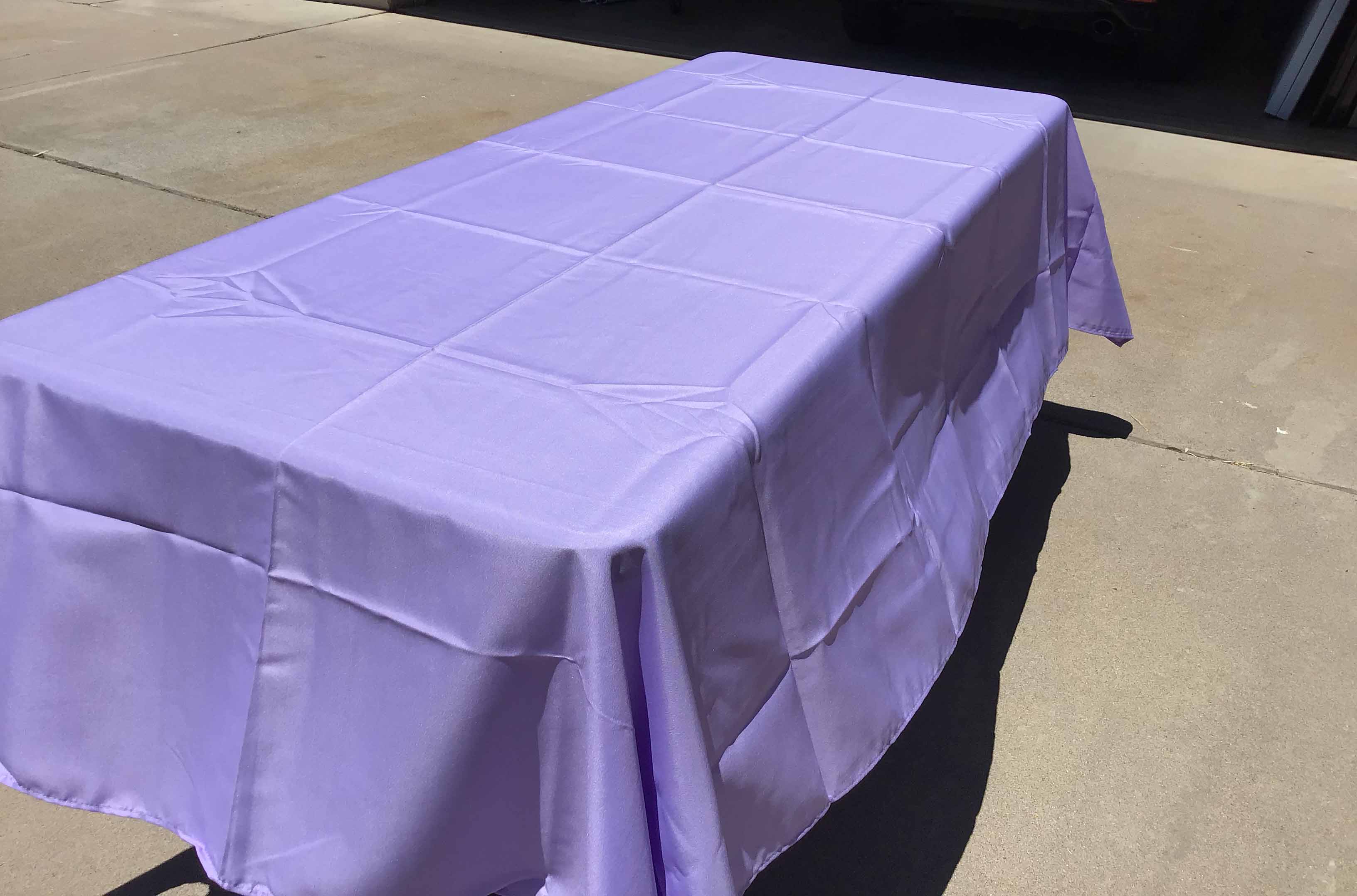 rectangle tablecloths (lavender lilac) - 60 x 102