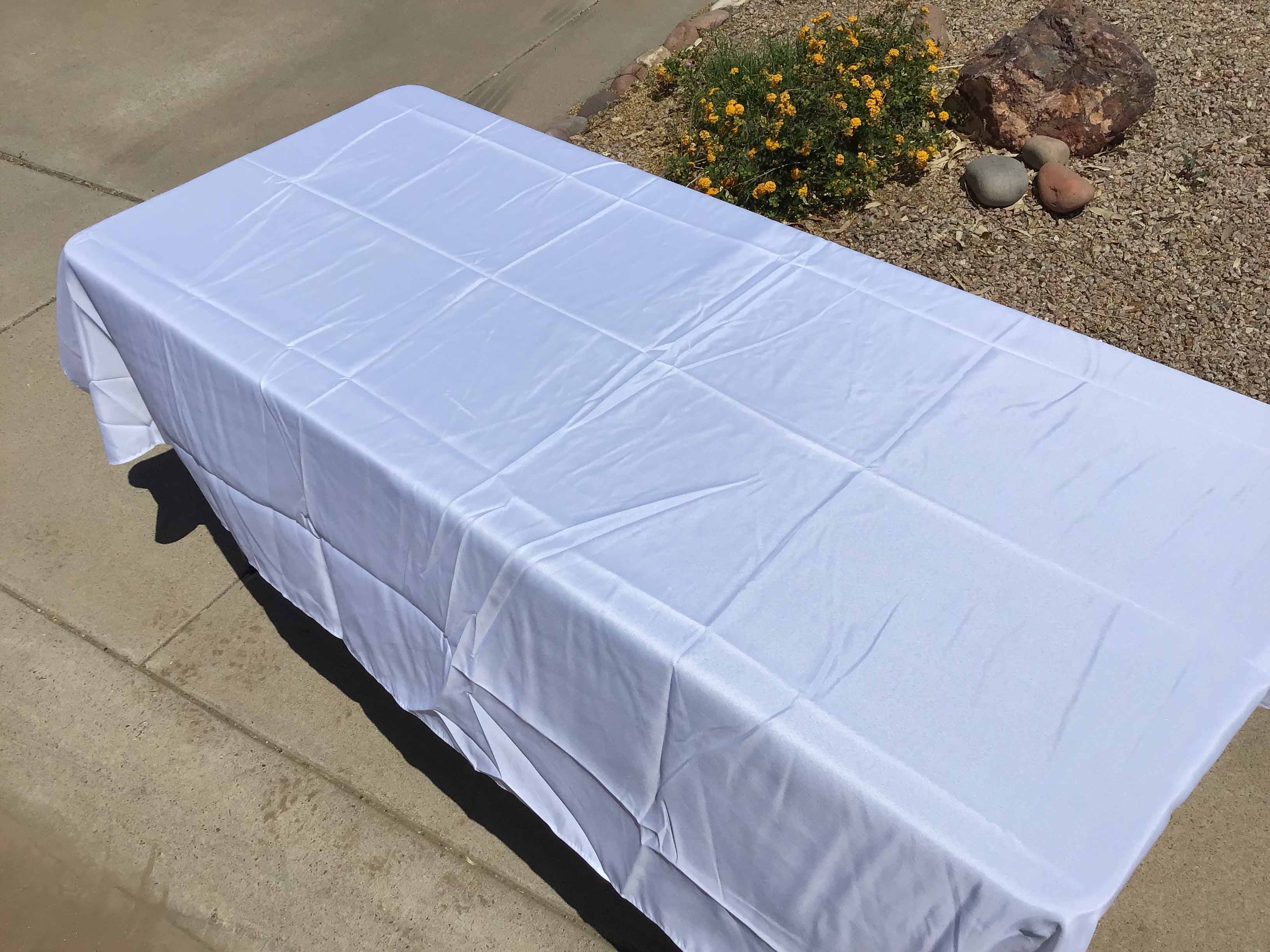 rectangle tablecloths (white) - 60 x 102