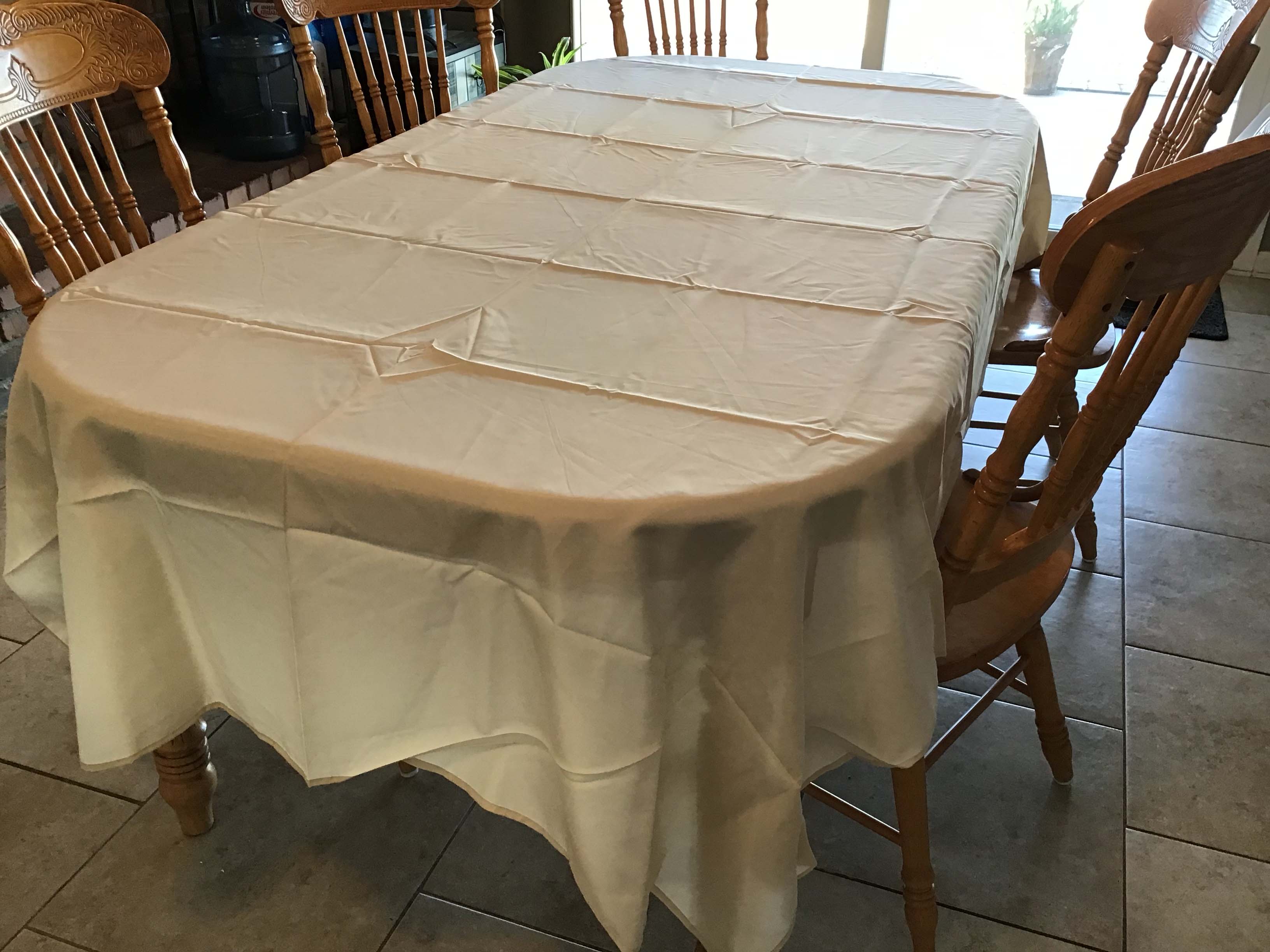 rectangle tablecloths (beige) - 60 x 102
