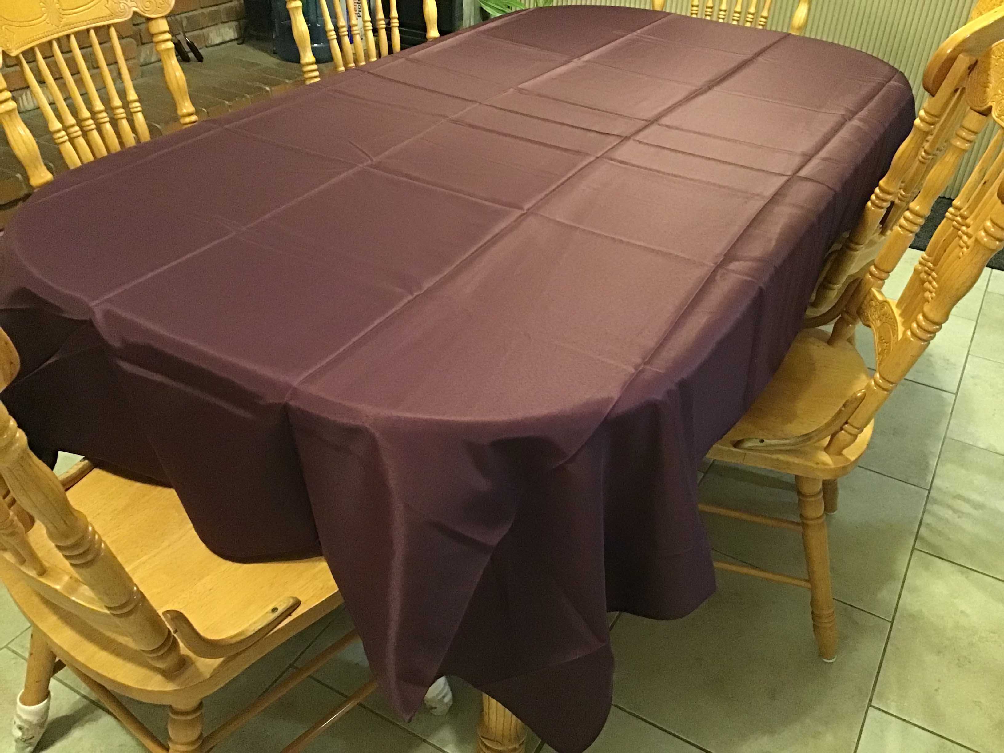 rectangle tablecloths (eggplant) - 60 x 102
