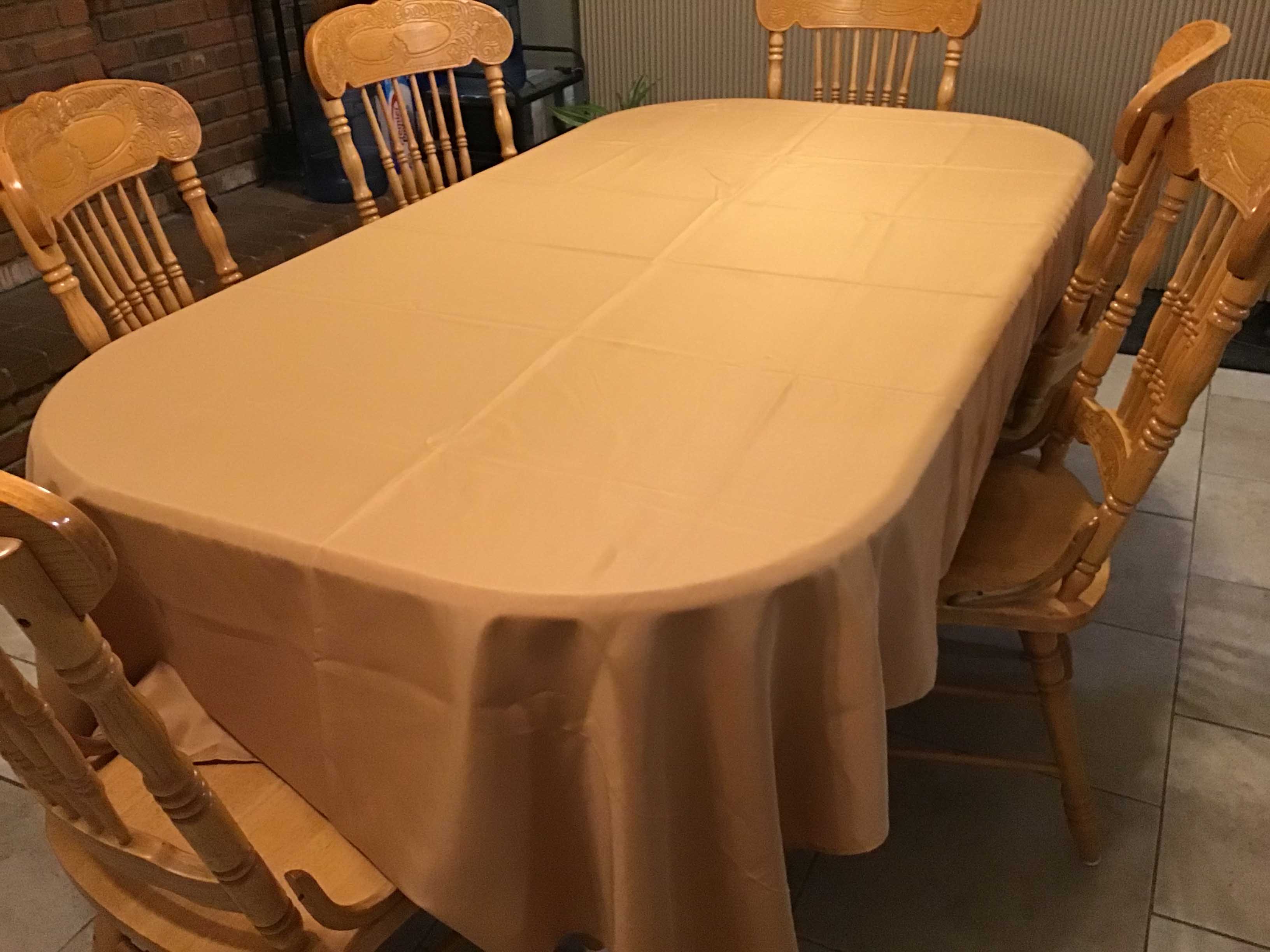 rectangle tablecloths (gold) - 60 x 102