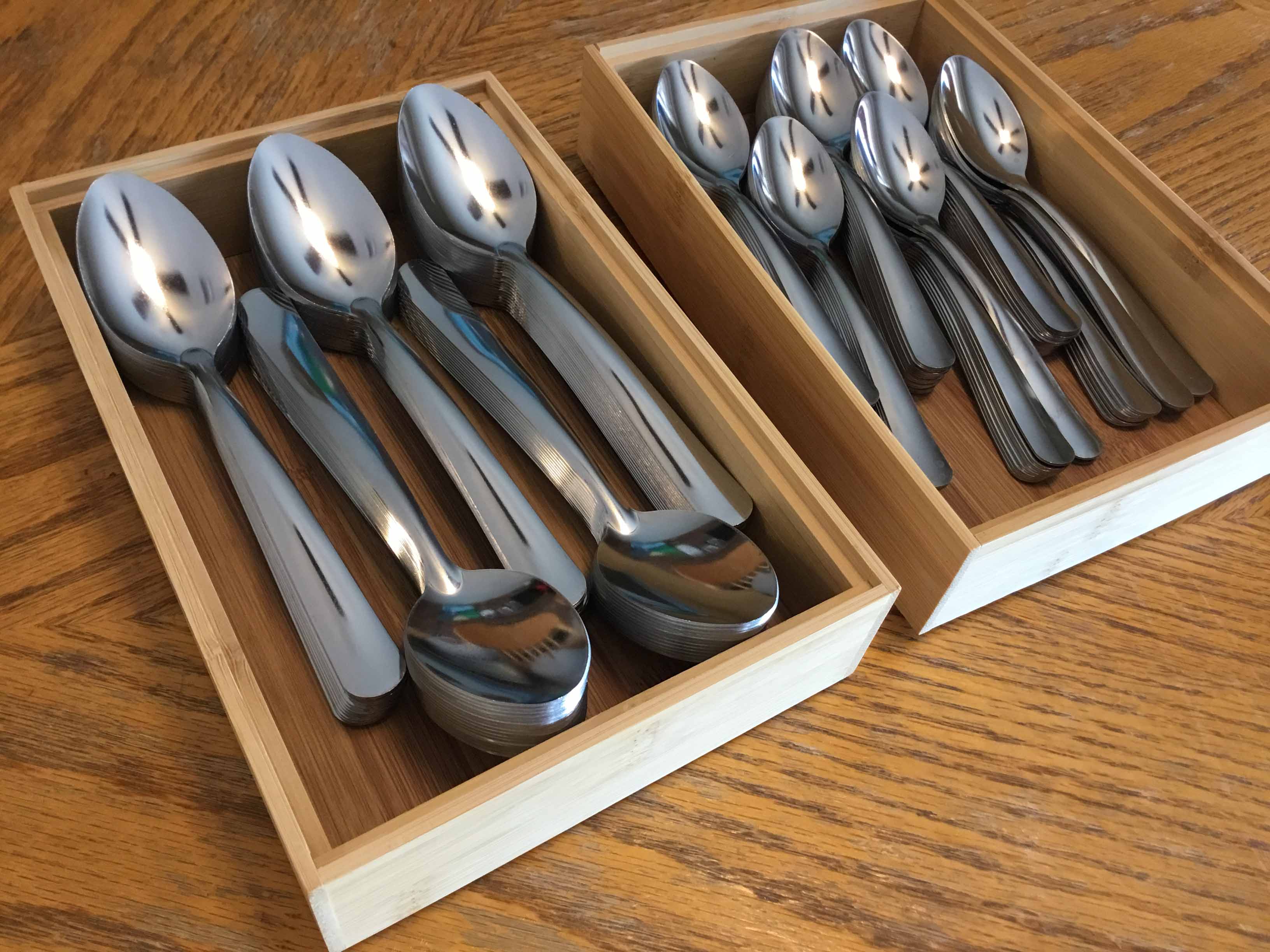 stainless steel dessert spoons