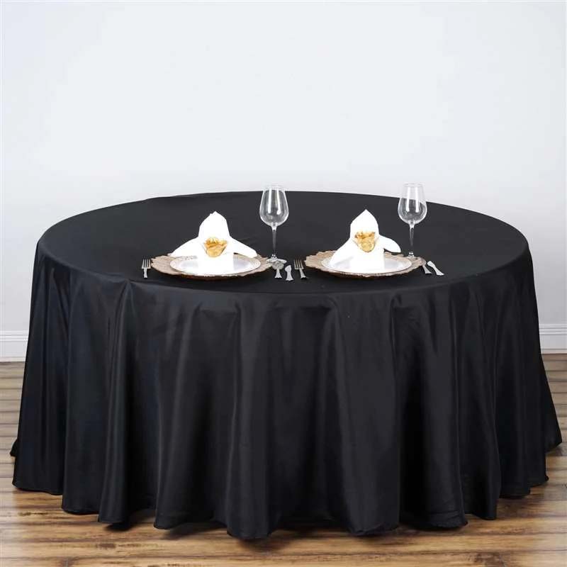 round tablecloths (black) - 108