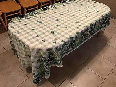 rectangle tablecloths (St. Patricks Day) - 60 x 102