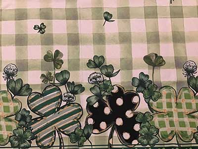 rectangle tablecloths (St. Patricks Day) - 60 x 102