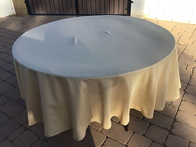 round tablecloths (champagne) - 108