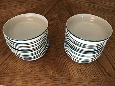 ceramic bowls (Apple Casuals collection)