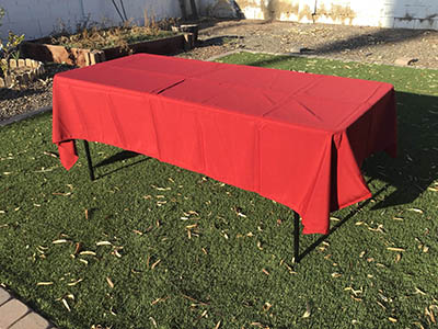 rectangle tablecloths (apple red) - 60 x 102