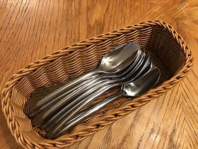 silverware baskets