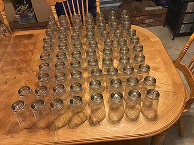 drinking glasses (Anchor Hocking, 14 oz.)