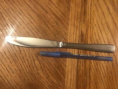 dinner knives (stainless steel, Stainless)