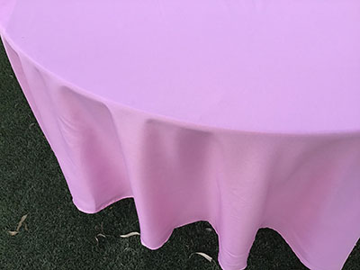 round tablecloths (pink) - 108