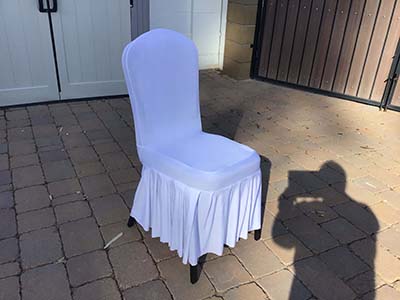 banquet chairs (premium crown back w/padded seats/backs, charcoal grey fabric)