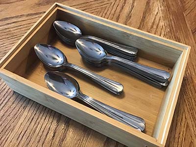 tea spoons (stainless steel, International Gourmet by Ardous)